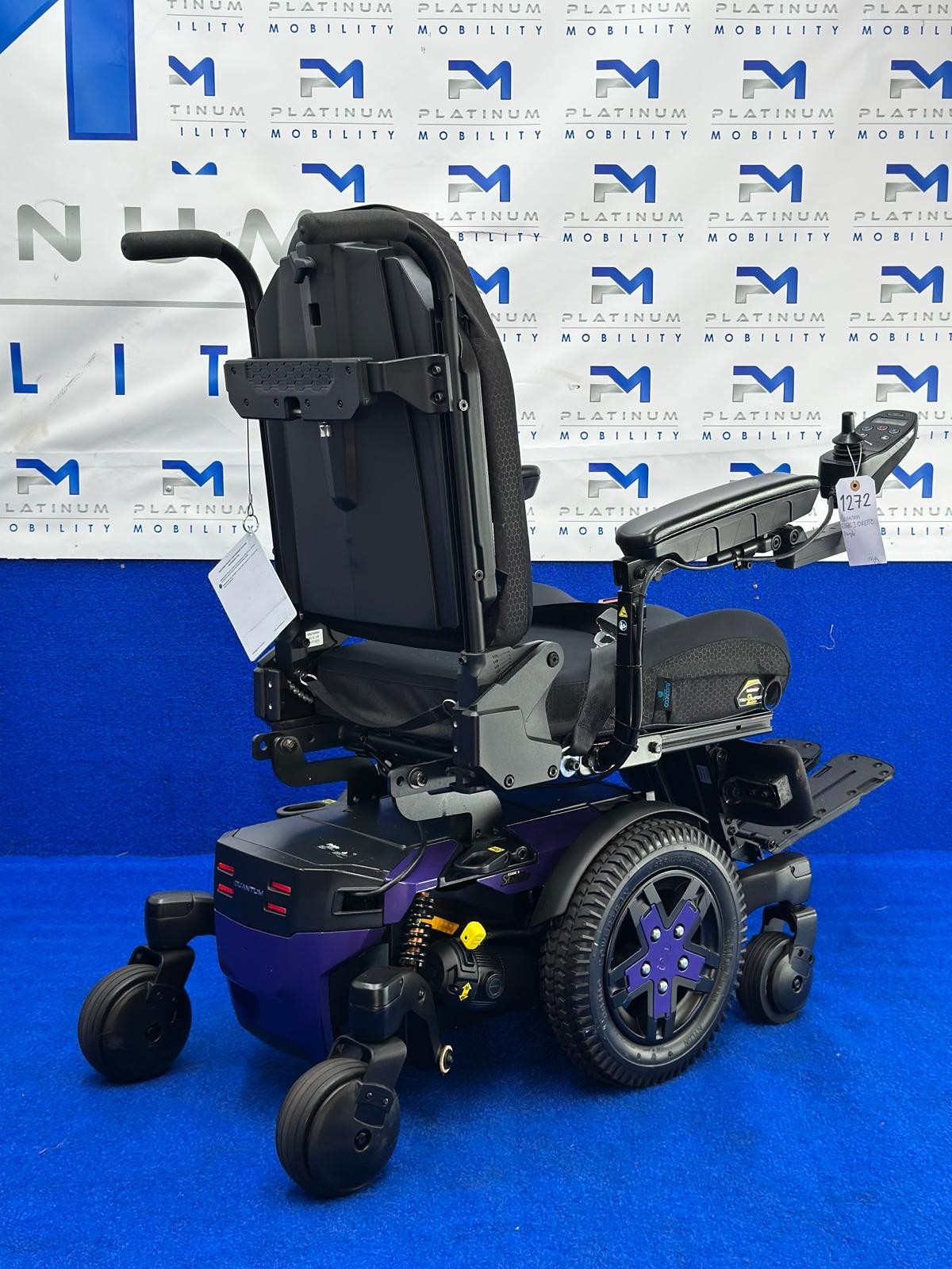 Quantum Edge 3 Stretto Powerchair – 4mph, Compact Electric Wheelchair (1272)