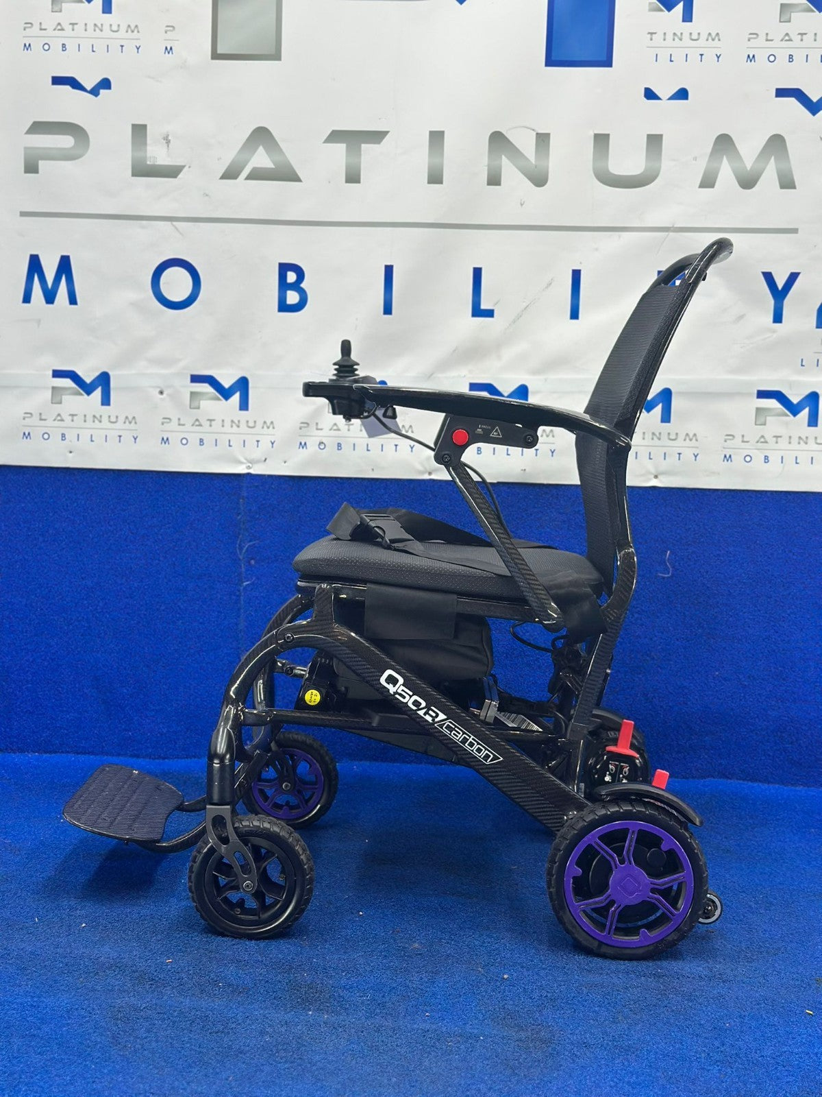 Sunrise QUICKIE Q50R CARBON FIBRE ELECTRIC POWERCHAIR FOLDING 4MPH