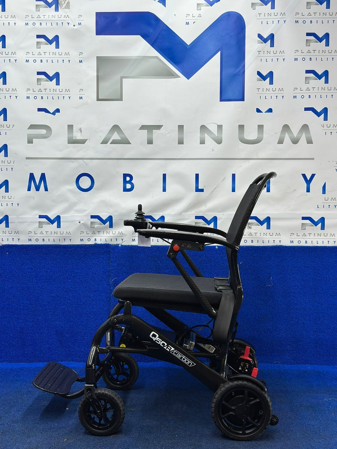 QUICKIE Q50R LIGHTWEIGHT CARBON FIBRE ELECTRIC POWERCHAIR FOLDING 4MPH 1620