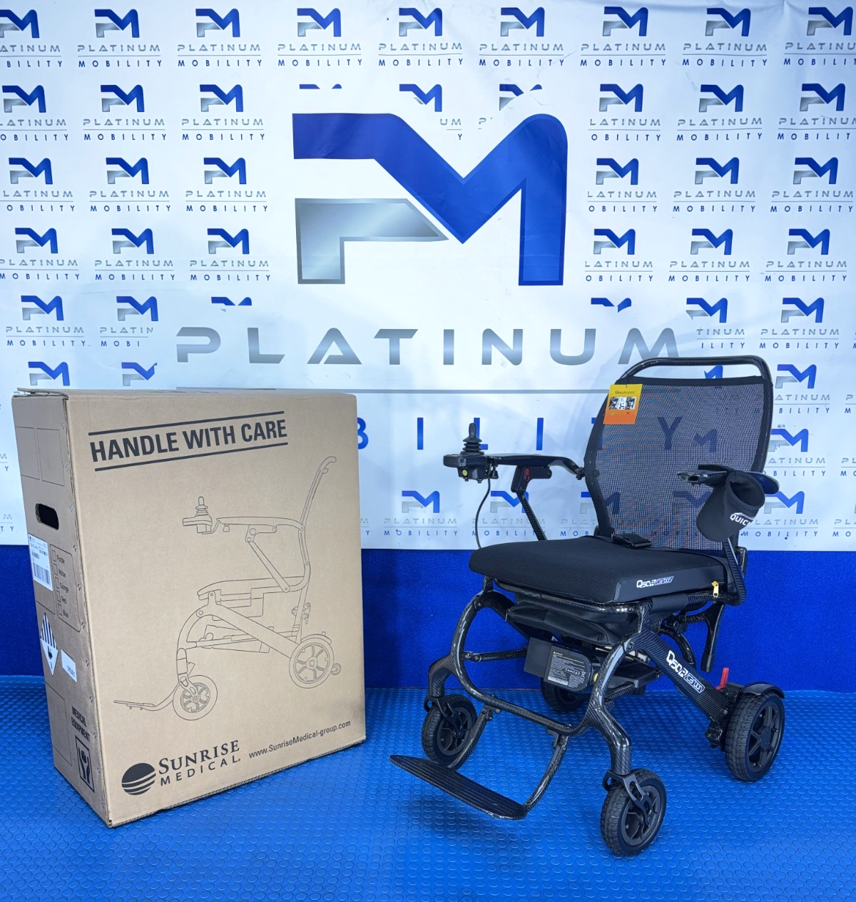 New Sunrise Quickie Q50R 14KG Carbon Fibre Electric Powerchair 4MPH