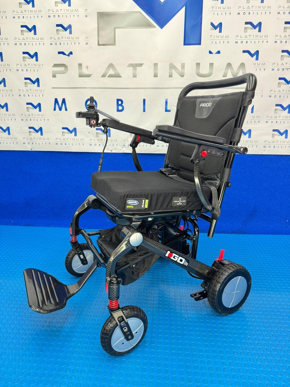 Pride I Go Lite Carbon Fibre Lightweight Portable Powerchair 18kg 4mph 1942