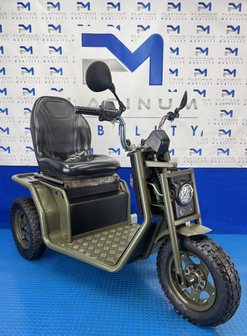 Beamer Tramper 3 Wheeler 8MPH Class 3, All Terrain Mobility Scooter 2484
