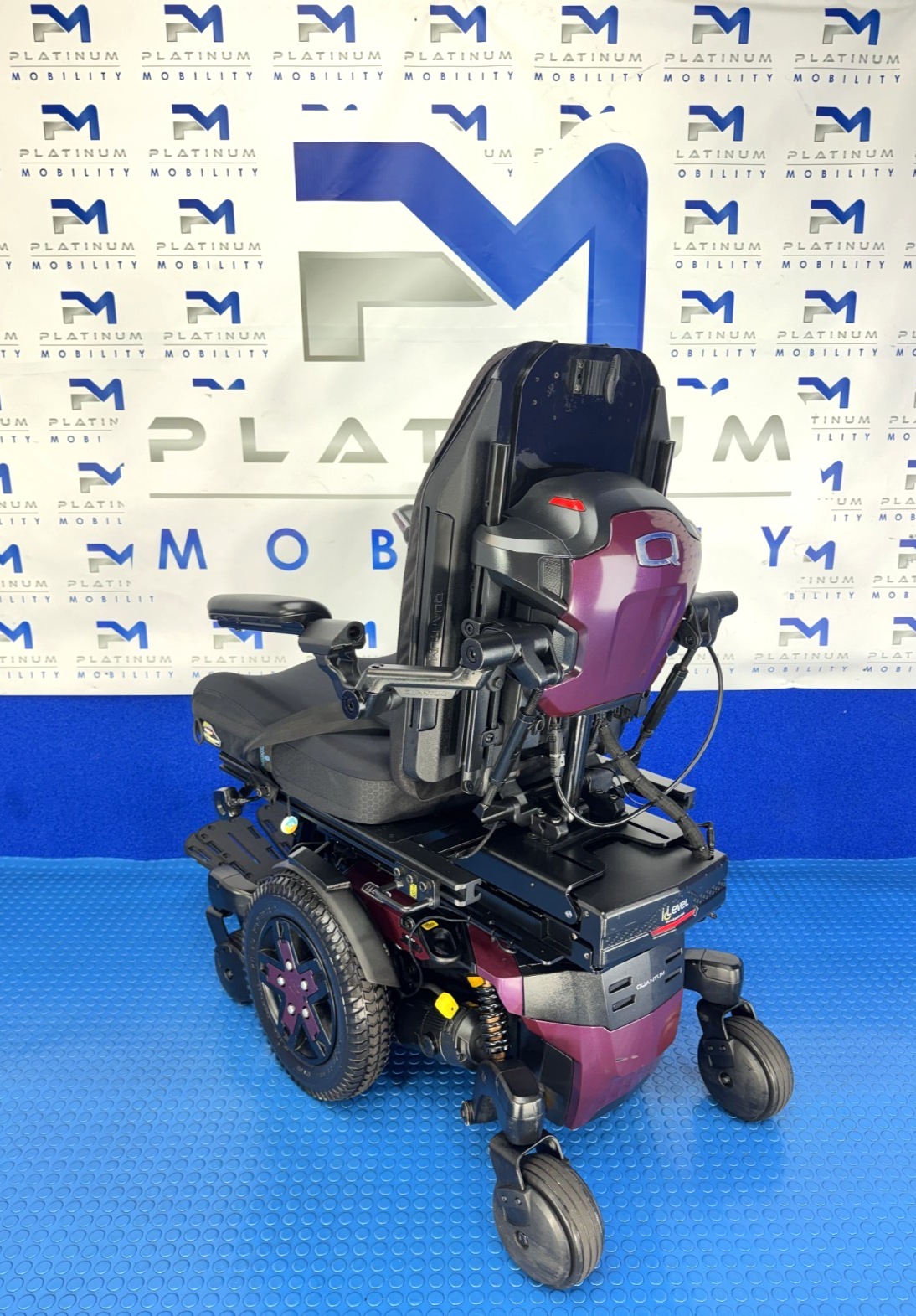 PRIDE QUANTUM EDGE 3 STRETTO 6 MPH ELECTRIC RISE, TILT POWERCHAIR 2774