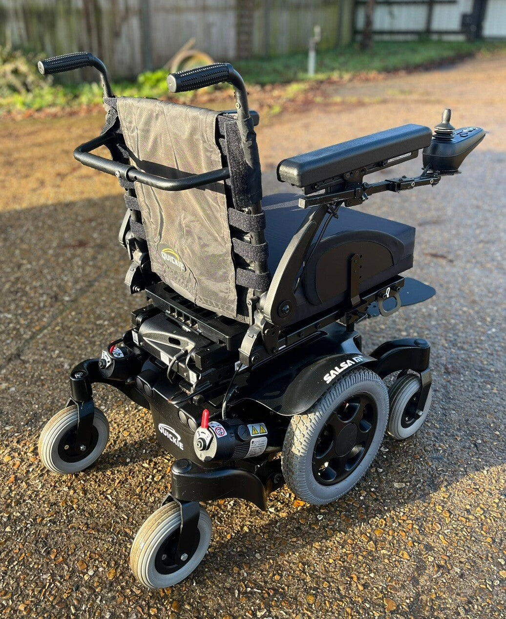 QUICKIE SALSA M2 ELECTRIC MOBILITY WHEELCHAIR POWERCHAIR SCOOTER CHAIR ...