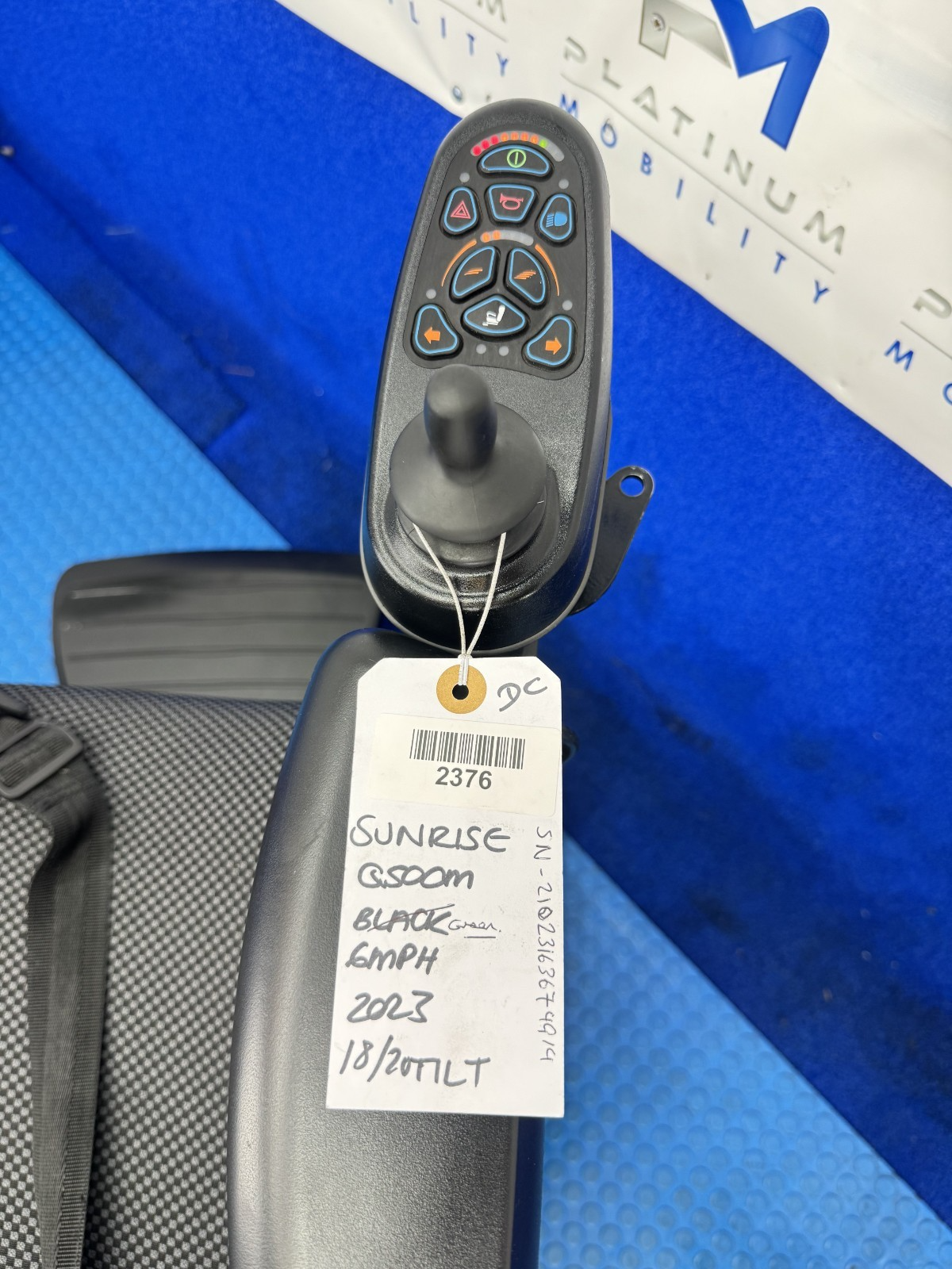 SUNRISE QUICKIE Q500M 6MPH ELECTRIC WHEELCHAIR TILT POWERCHAIR 2376