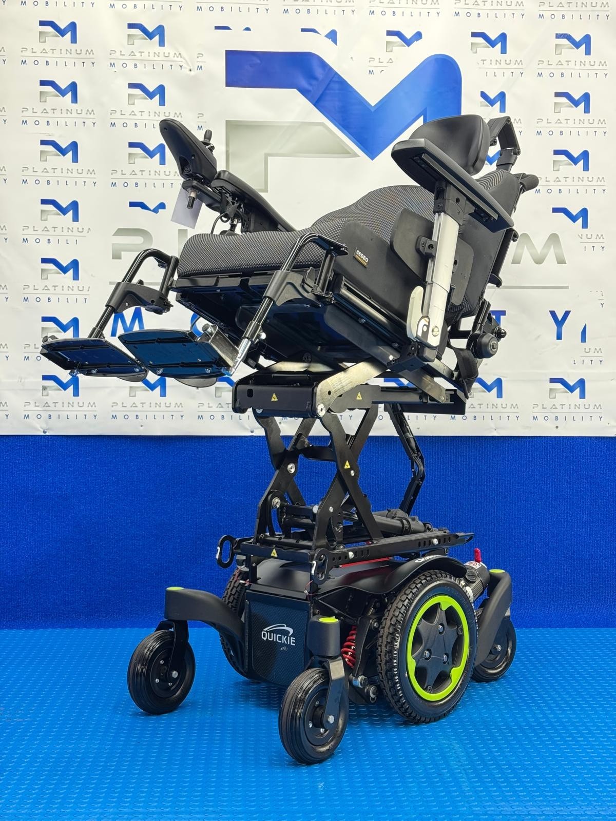 Sunrise Quickie Q300 Mini Powerchair 4mph Riser Electric Wheelchair Carer 1828