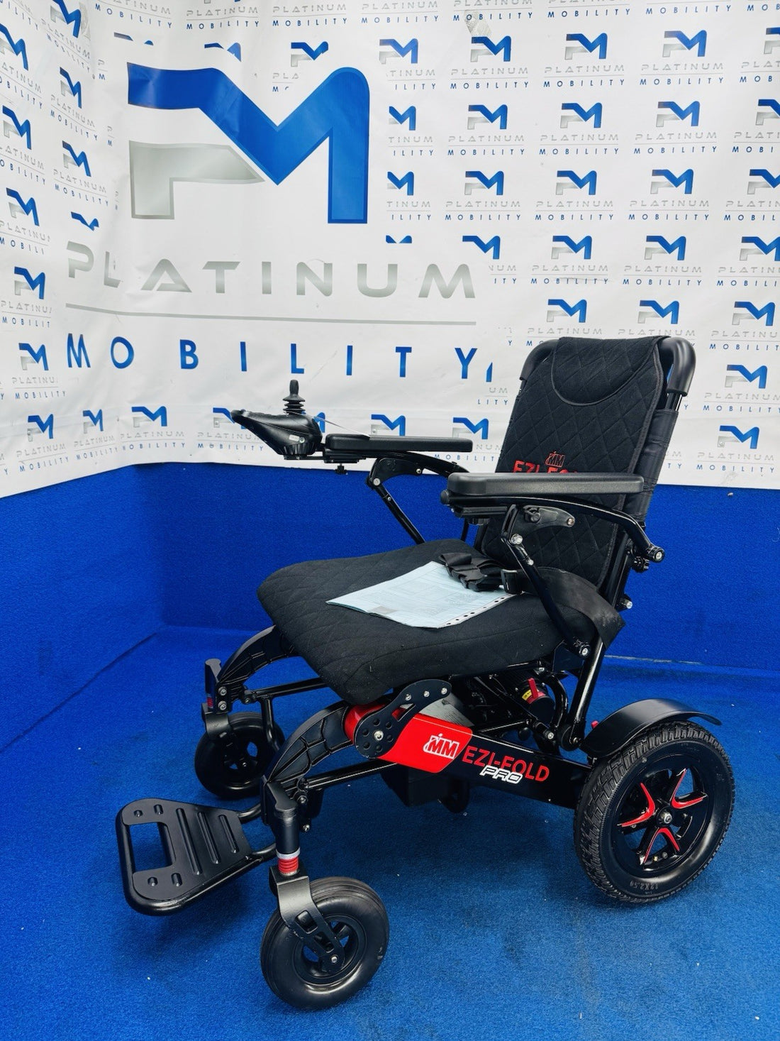 Monach Ezi-FOLD 4 MPH PRO FOLDING ELECTRIC WHEELCHAIR MOBILITY POWERCHAIR 955