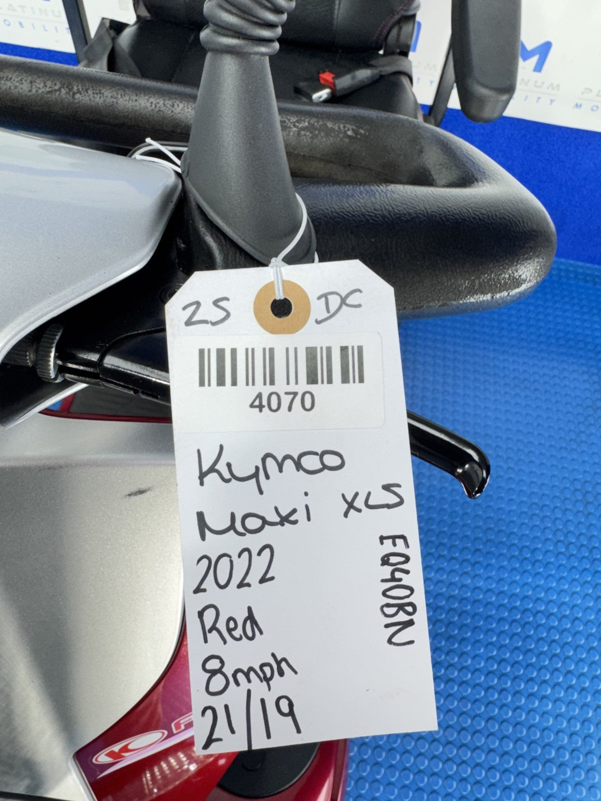 Kymco Maxi 4 Wheeled Mobility Scooter New Batteries, Solid Tyres, 8mph 4070