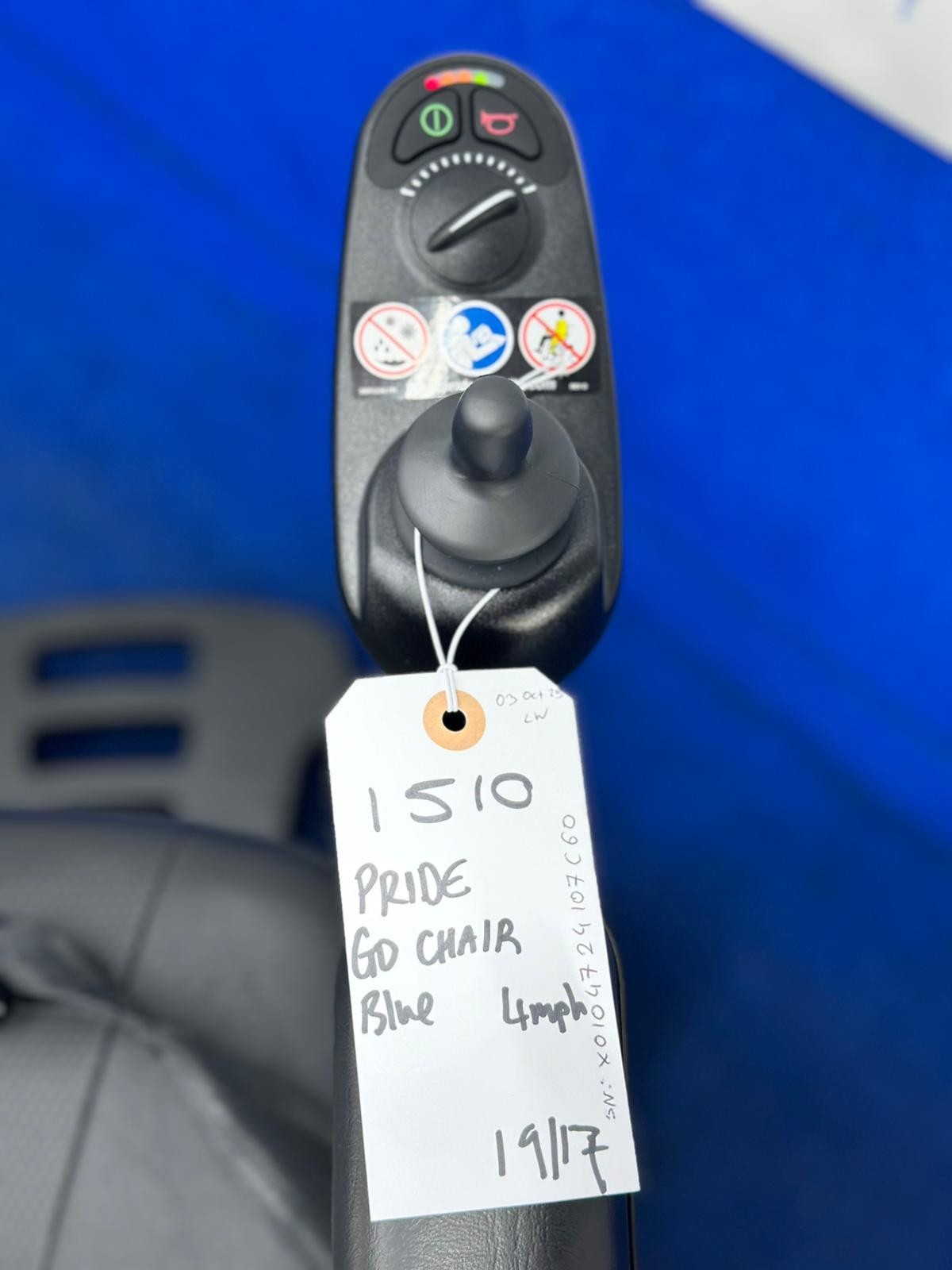 Pride Go Chair Powerchair – 4mph RWD Transportable Electric Wheelchair (1510)