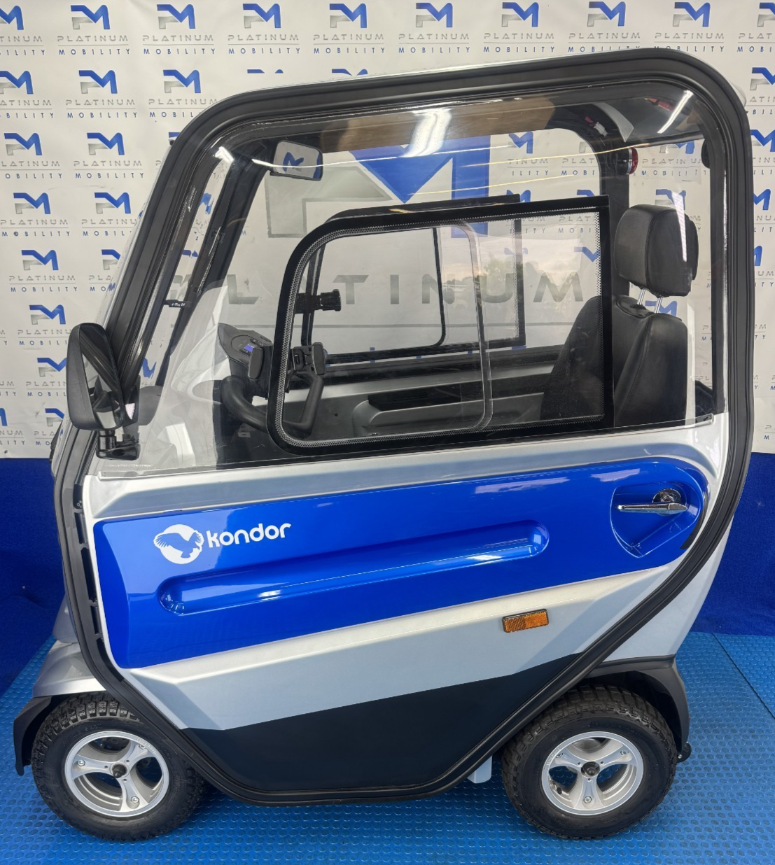Careco Kondor Cabin Car 6 Mph New Batteries Reverse Camera Feature 2559