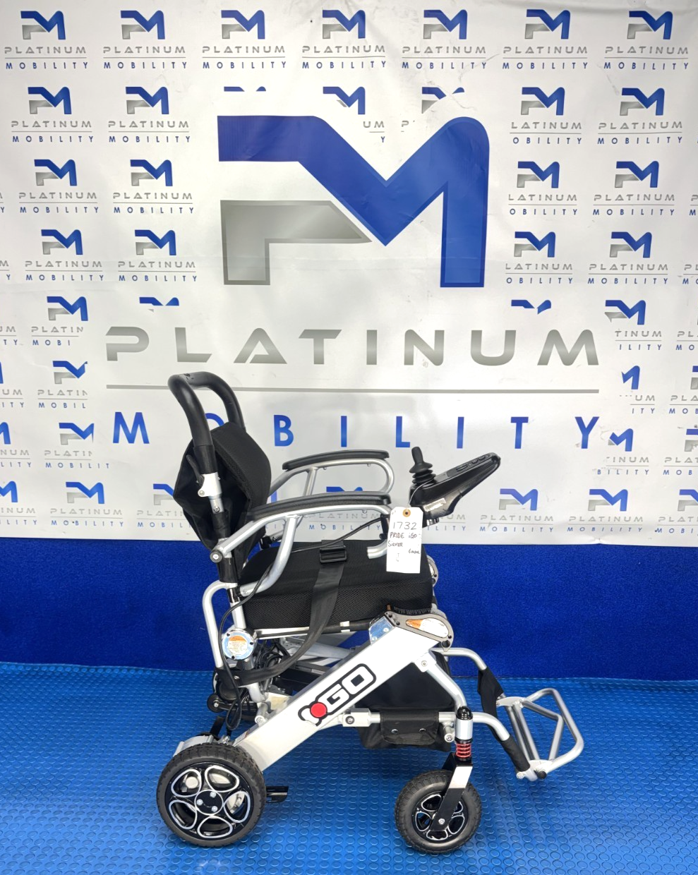 Pride iGo Plus Folding Powerchair 4Mph – Lightweight Electric Wheelchair 1732