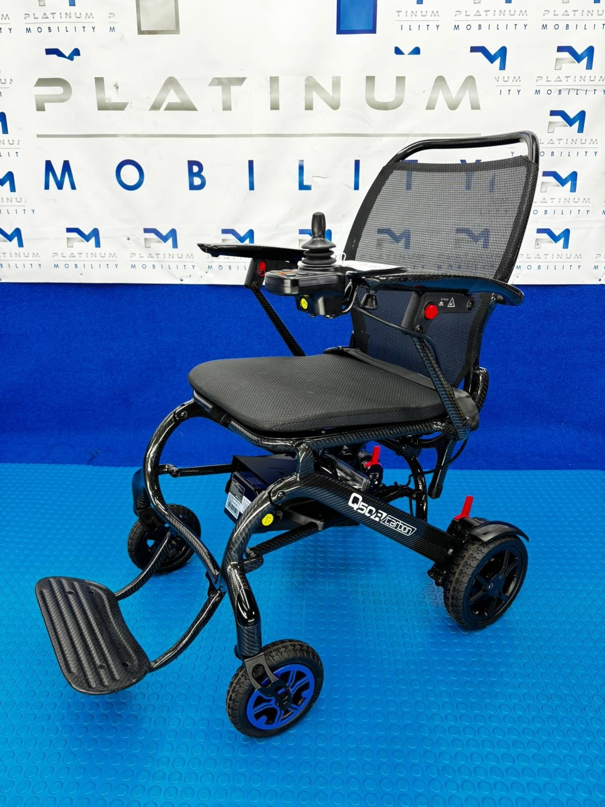 Sunrise Quickie Q50R Carbon Fibre Electric Wheelchair Powerchair 4MPH 1777