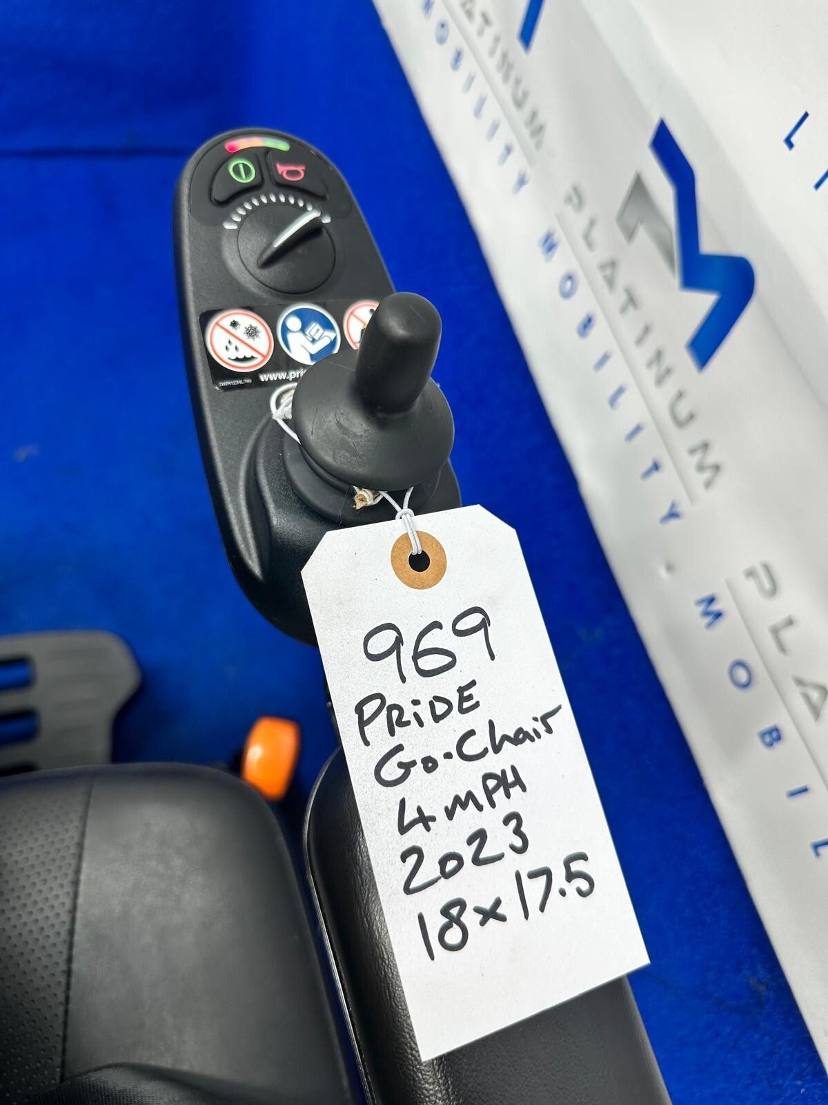 PRIDE GO CHAIR RWD 4MPH ELECTRIC TRANSPORTABLE MOBILITY POWERCHAIR WHEELCHAIR