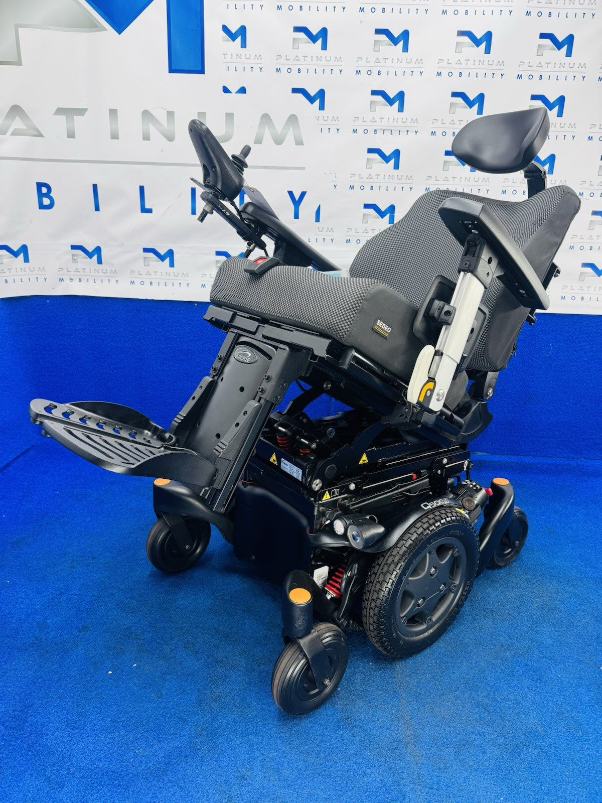 SUNRISE QUICKIE Q500 M 6MPH ELECTRIC WHEELCHAIR RISE MOBILITY POWERCHAIR 1082