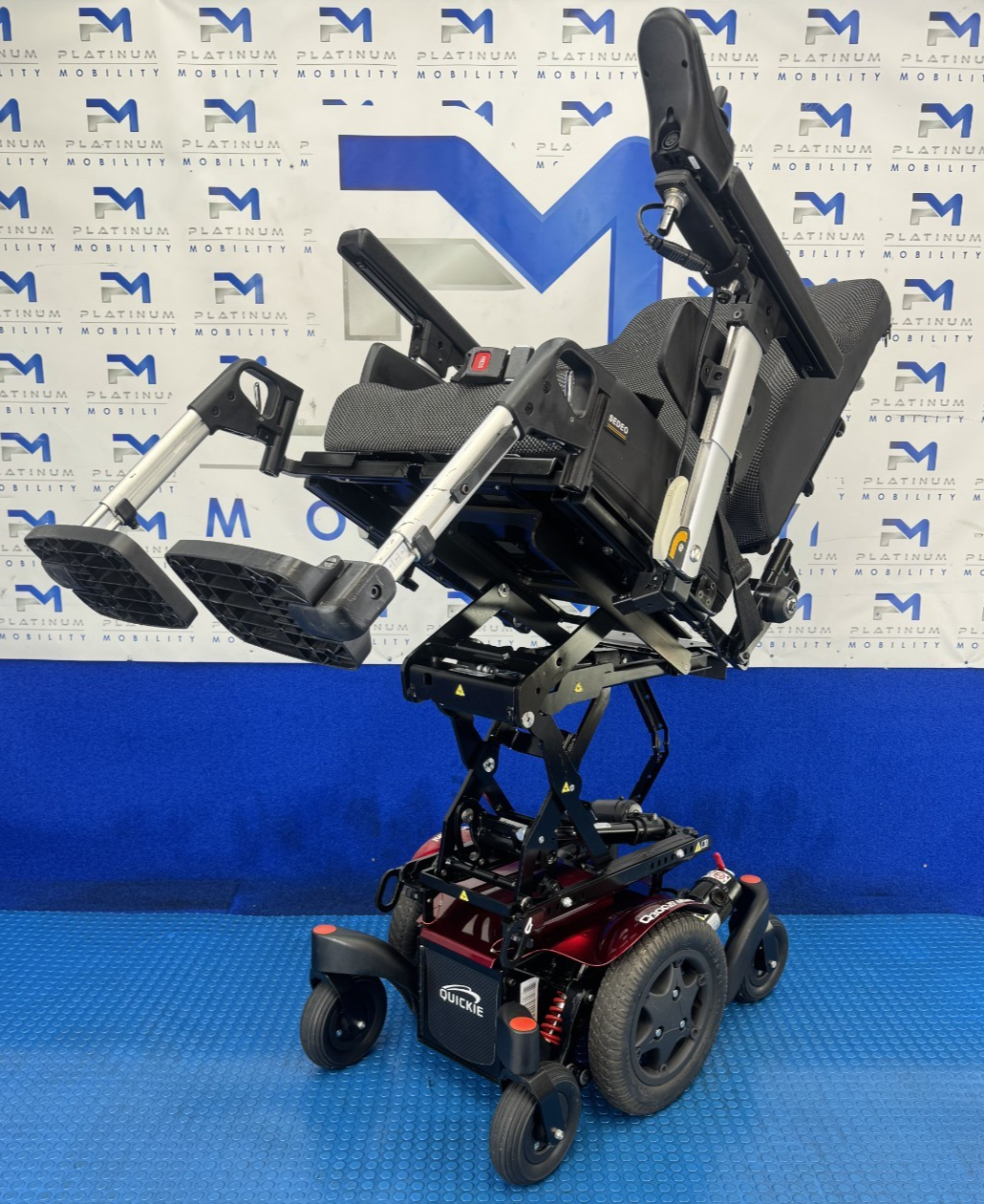 Sunrise Quickie Q300M Powerchair 4 mph Riser, Tilt Electric Wheelchair 2878