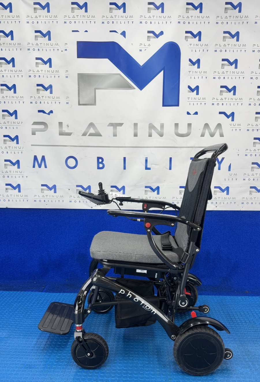 Carbon Fibre Ultra Lightweight Powerchair 15.8kg. Motion Photon Powerchair 2904