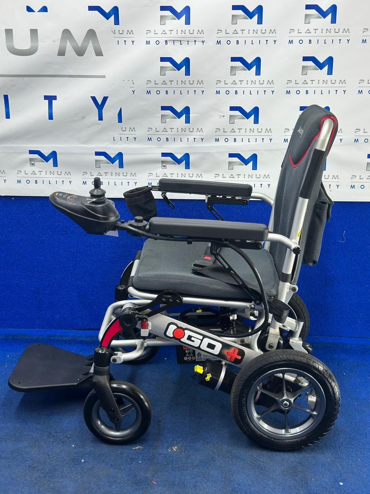 Pride iGo Plus Folding Powerchair 4Mph – Lightweight Electric Wheelchair (994)