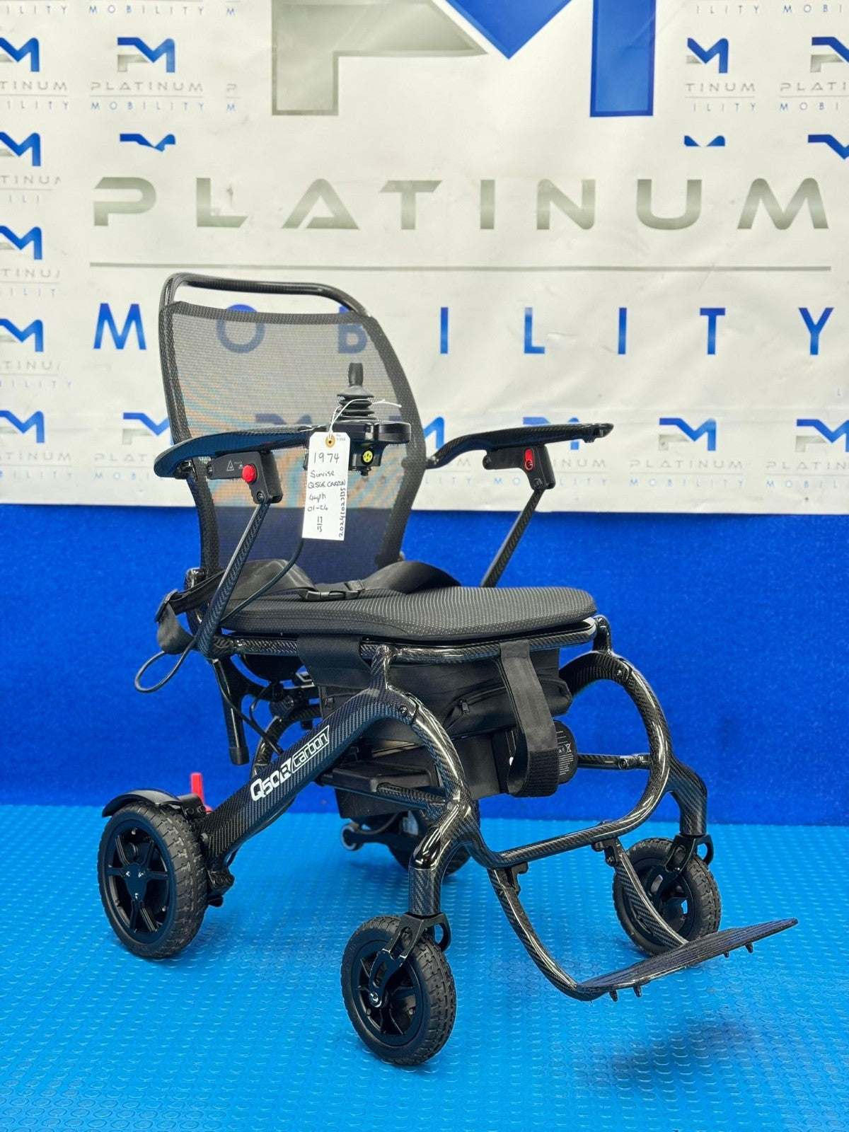 Sunrise Quickie Q50R 14KG Carbon Fibre Electric Wheelchair Powerchair 4MPH 1974