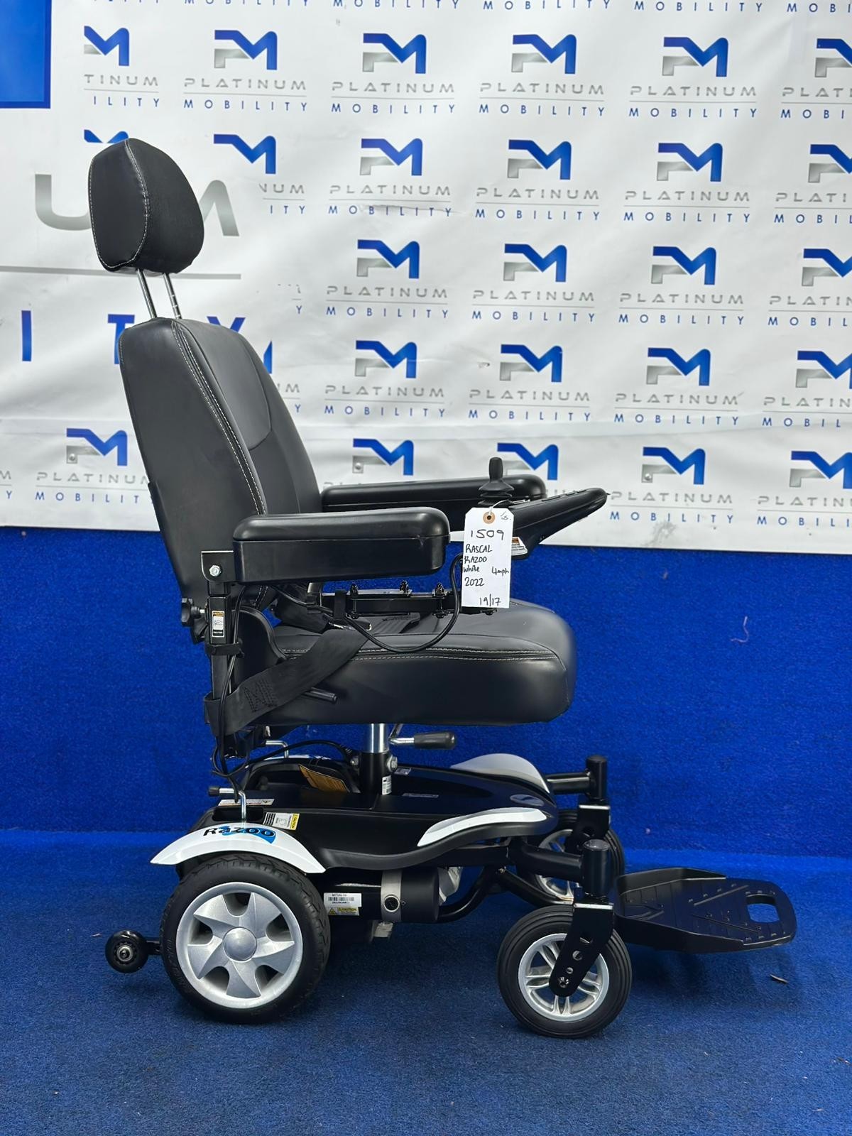 2022 Rascal Razoo With Manual Recline Electric Wheelchair Powerchair 1509