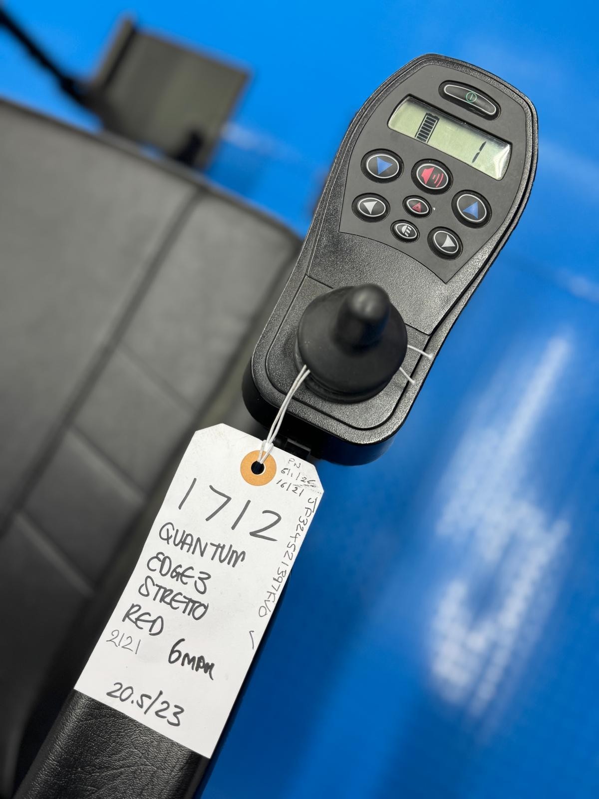 PRIDE QUANTUM EDGE 3 STRETTO 6 MPH ELECTRIC POWER WHEELCHAIR MOBILITY 1712