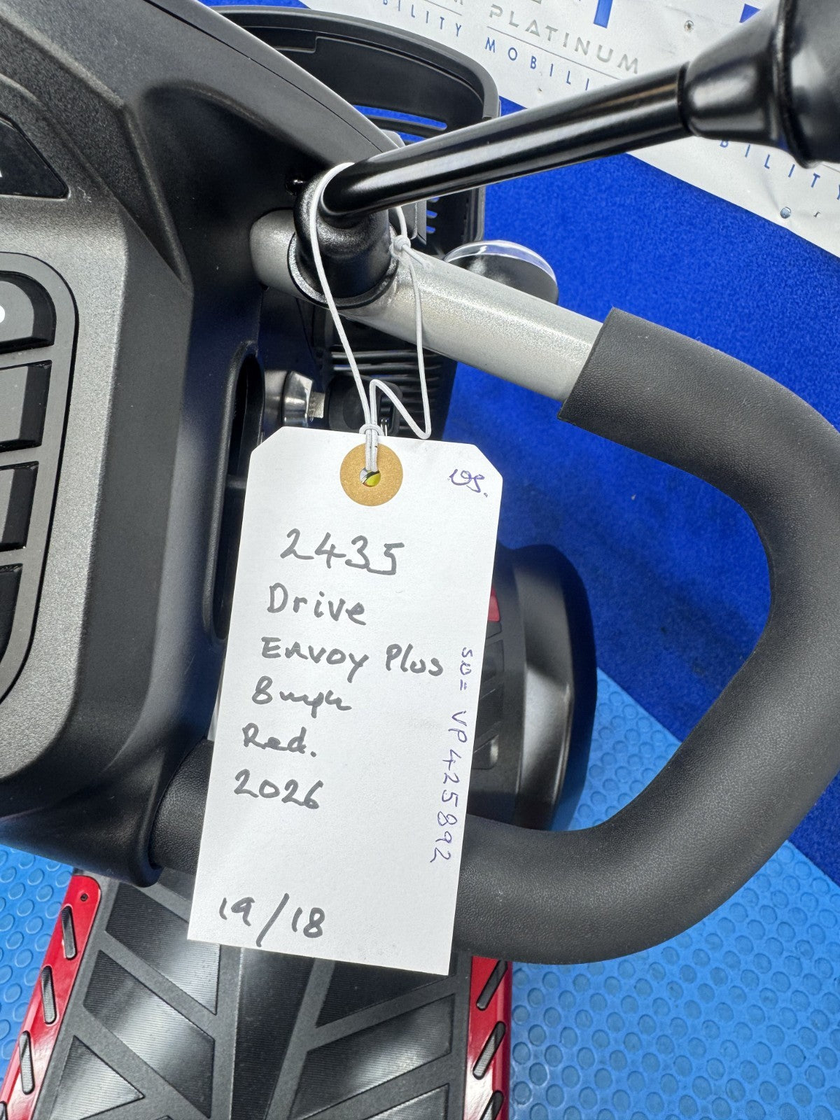 2026 Drive Envoy 8 Plus Mobility Scooter, New Batteries, Air Tyres, 8mph 2435