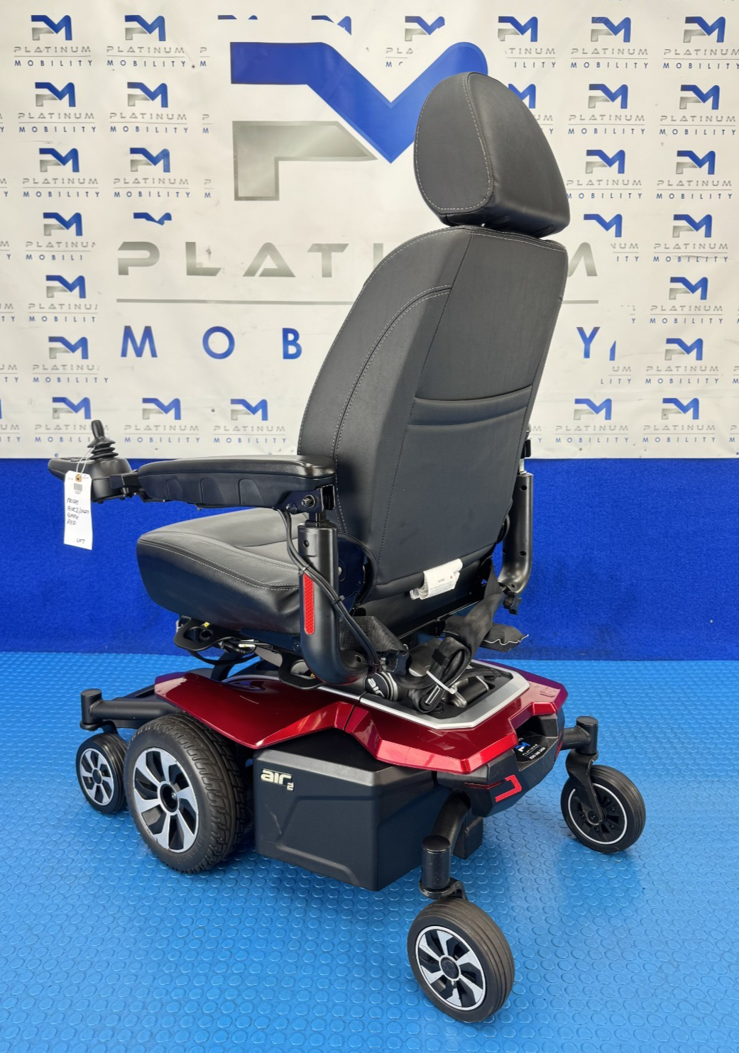 Pride Jazzy Air 2.0 Power Chair Electric Wheelchair with Electric Seat Lift 2227