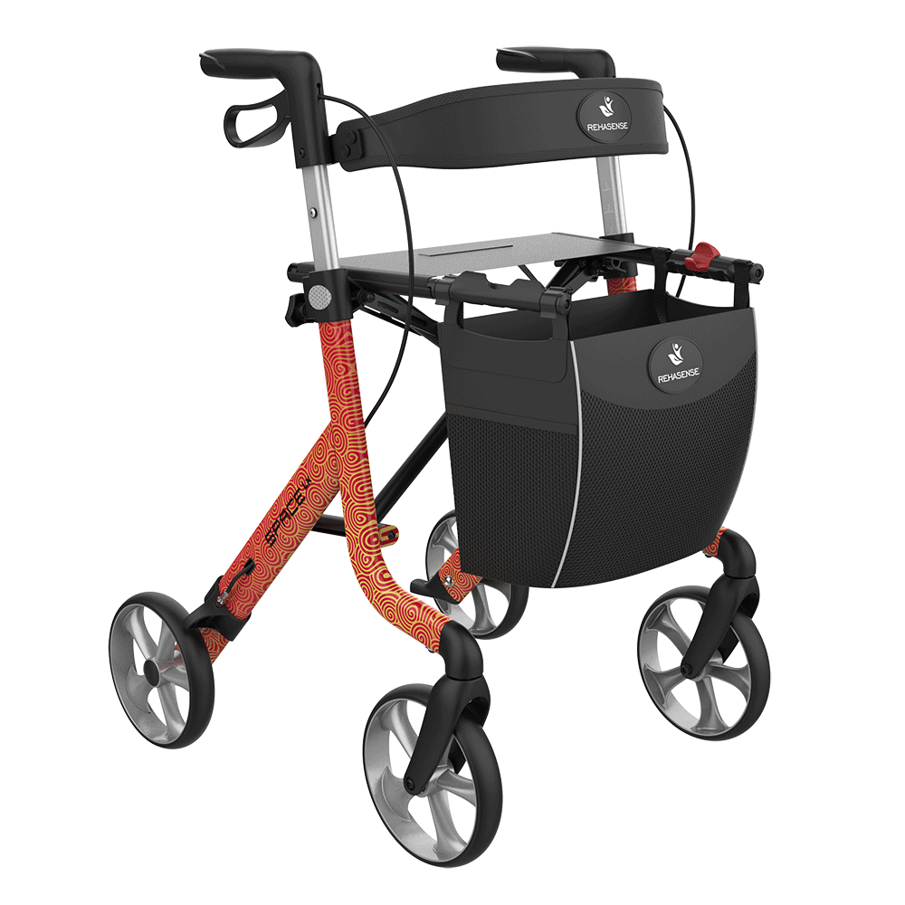 Rehasense Space LX Rollator Cloud Lightweight Folding Walker BRAND NEW