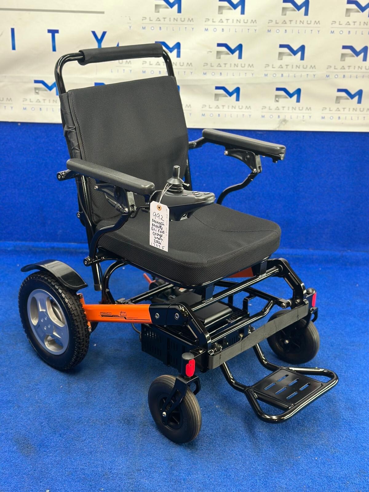 2024 Monarch Ezi-Fold 4MPH Folding Lightweight Lithium MOBILITY Powerchair 992
