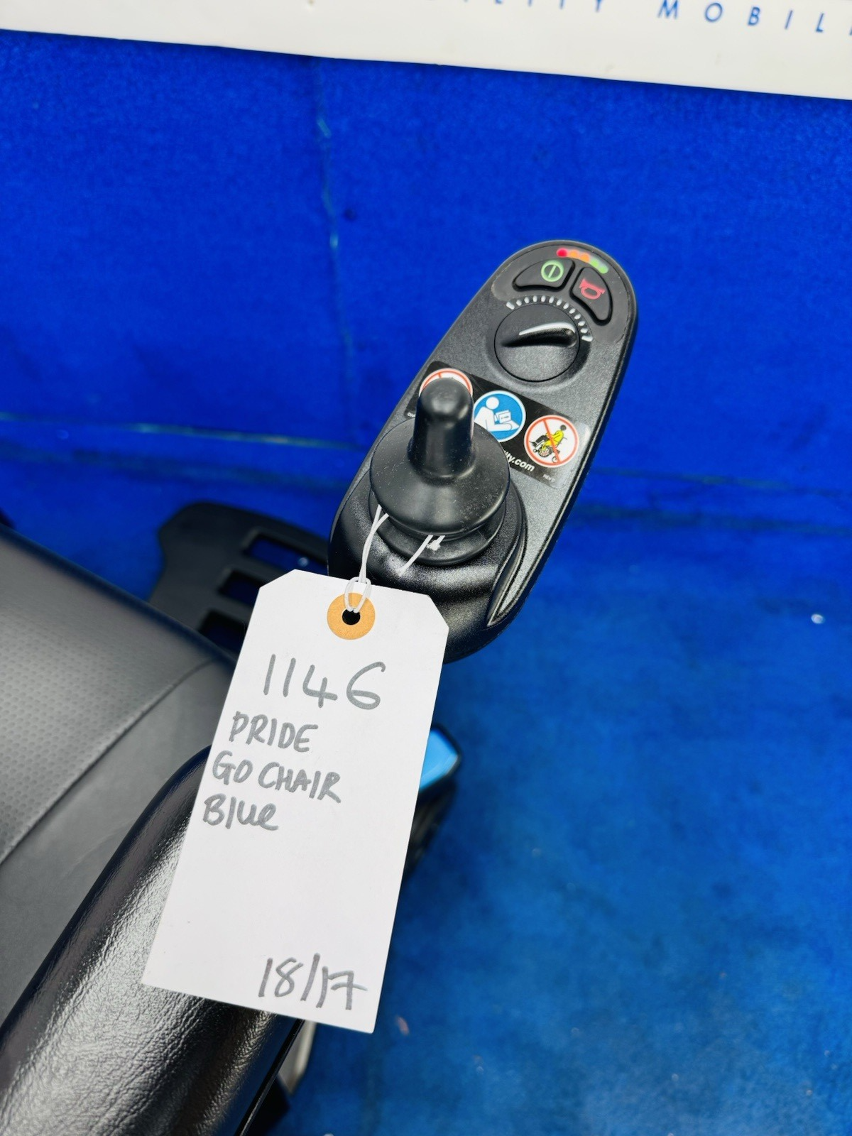 PRIDE GO CHAIR RWD 4MPH ELECTRIC TRANSPORTABLE MOBILITY POWERCHAIR WHEELCHAIR