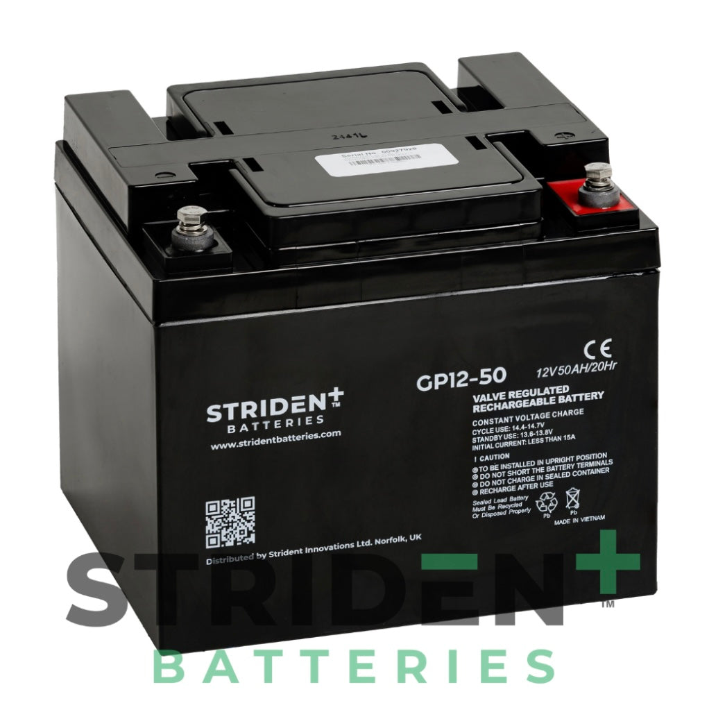 Strident™ AGM GP12-50 (2 Batteries)