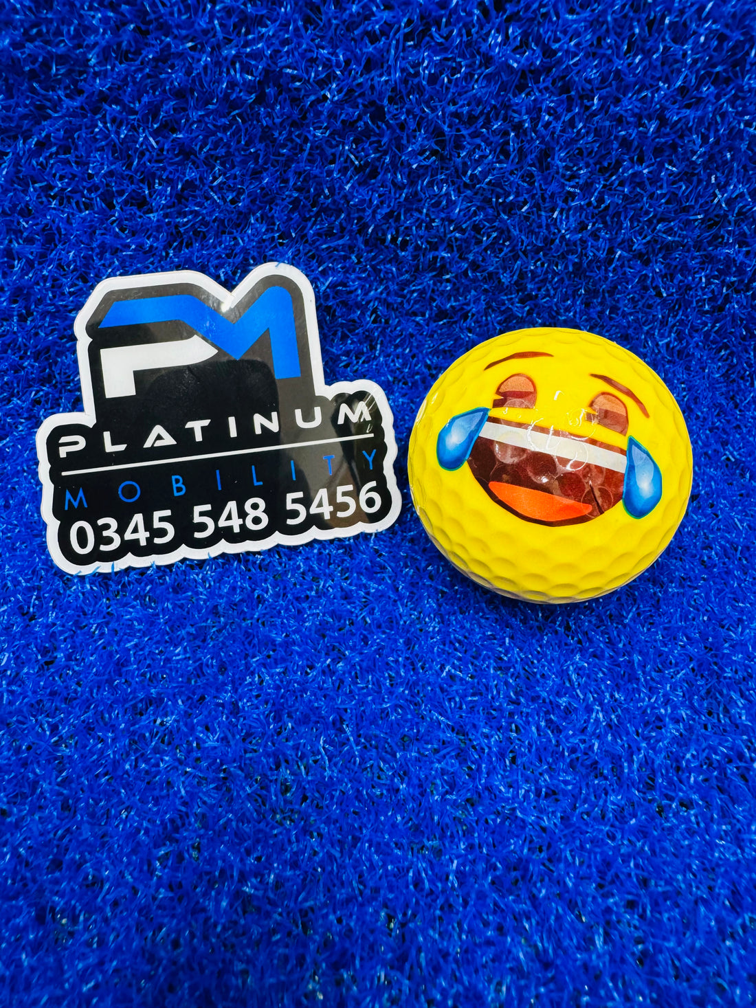 Golf Ball - Joystick Attachment - Laughing