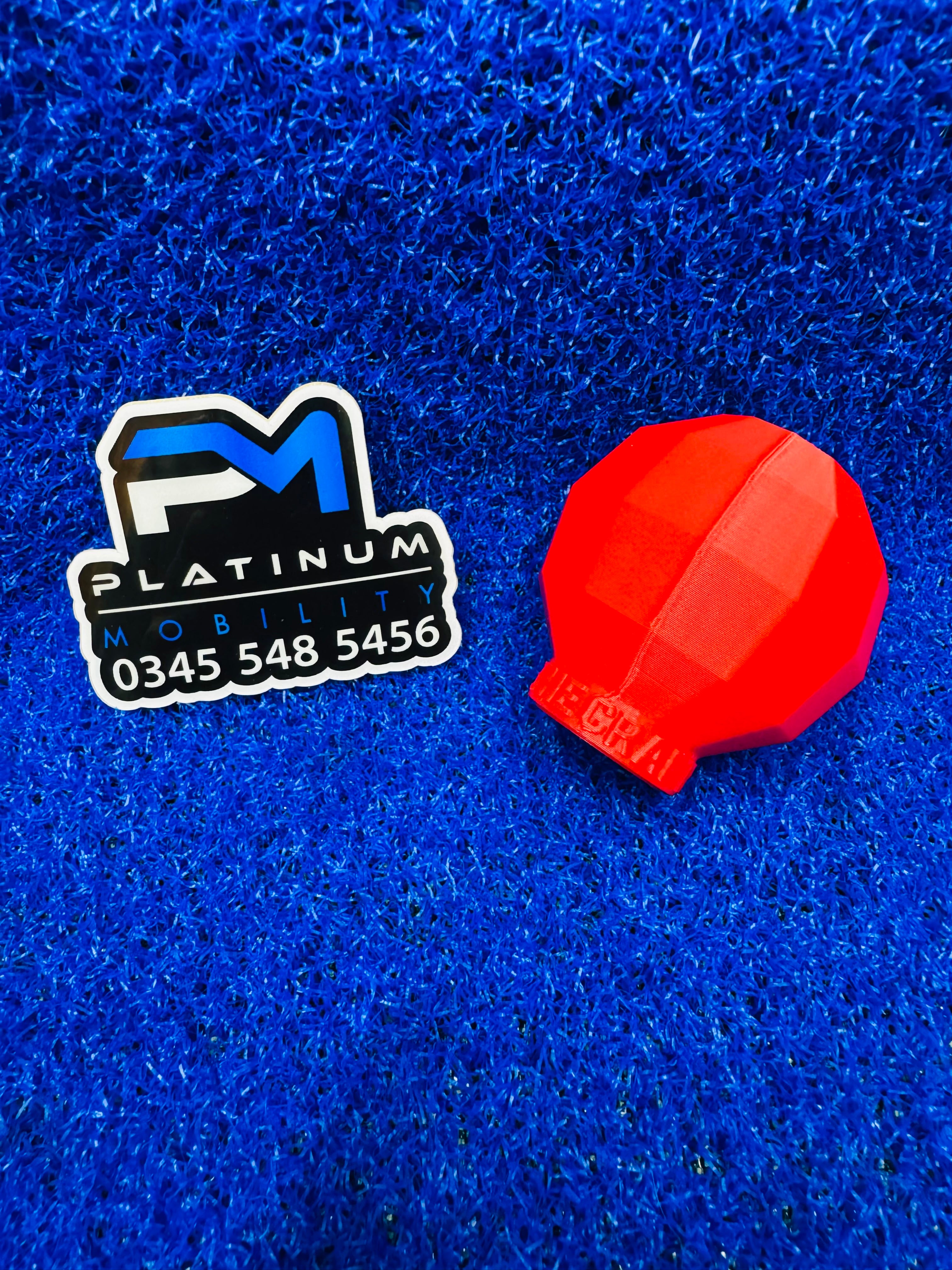 3D Joystick Attachment - Red Diamond