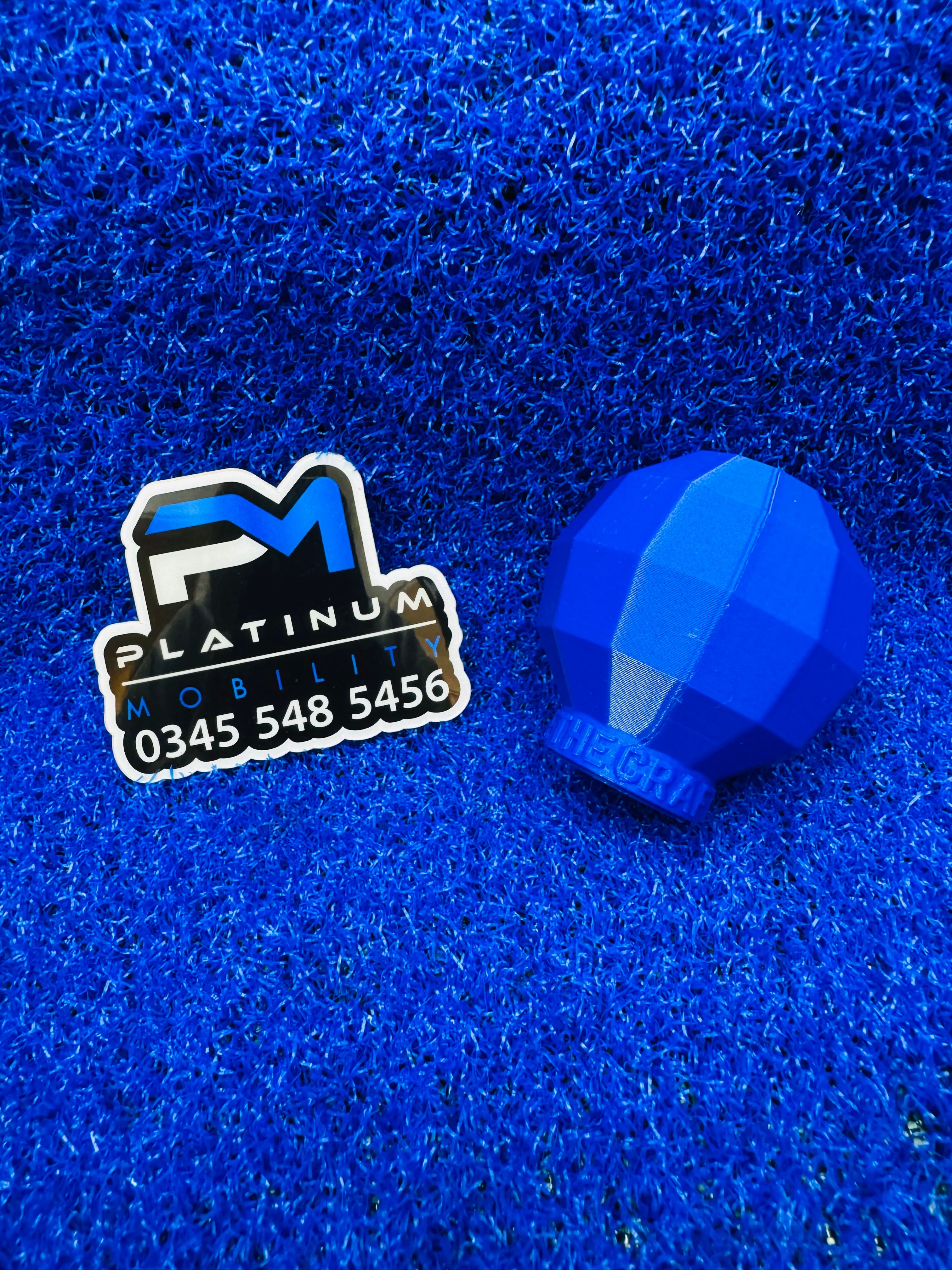 3D Joystick Attachment - Royal Blue Diamond