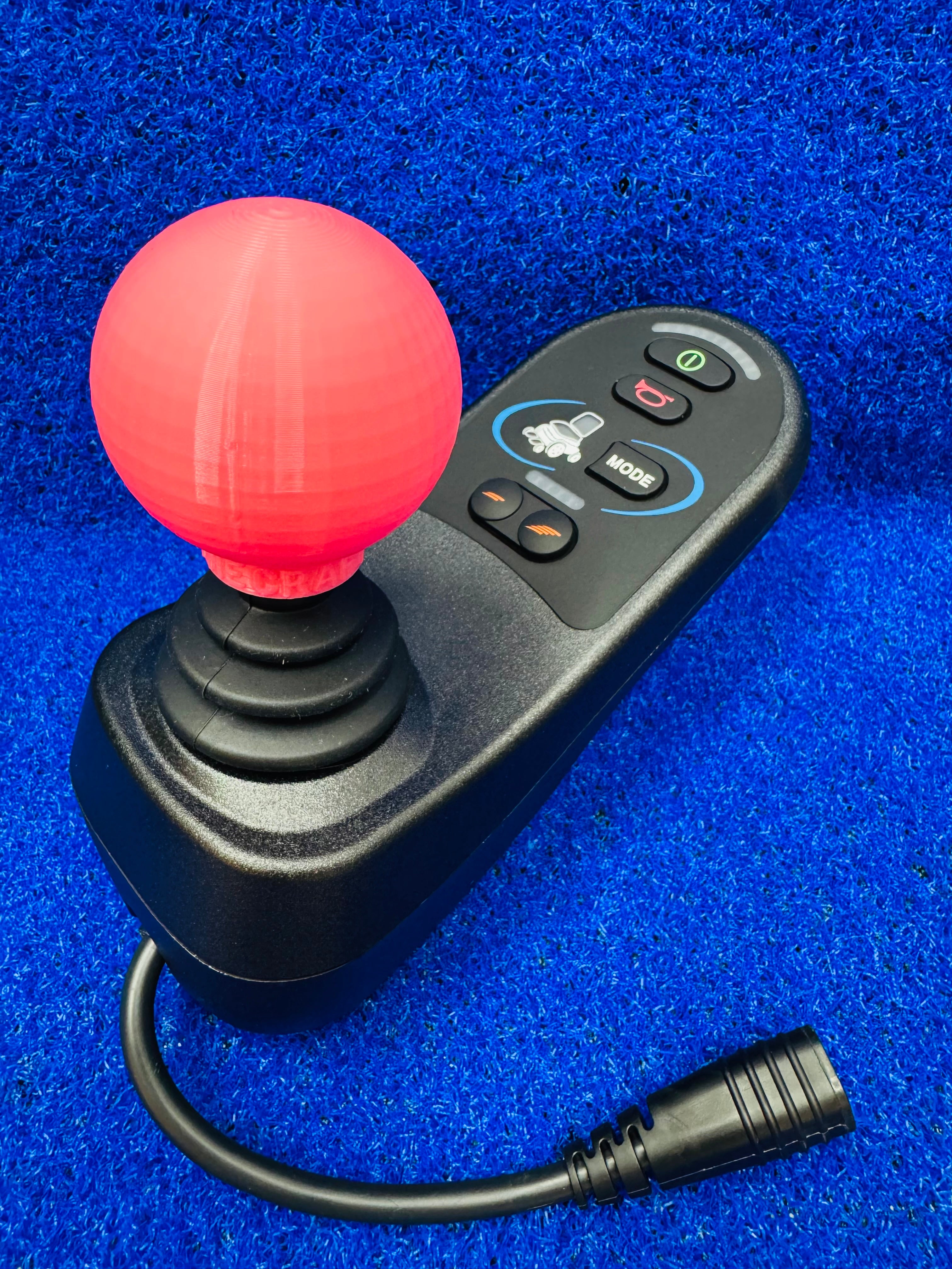 3D Joystick Attachment - Neon Pink Round