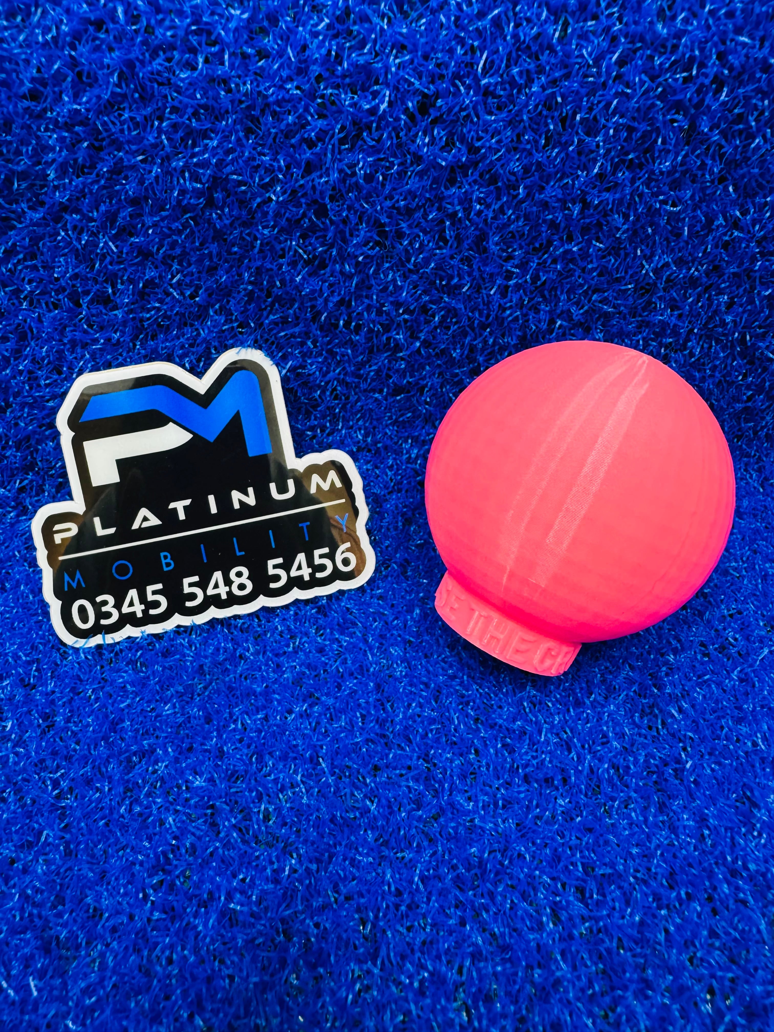 3D Joystick Attachment - Neon Pink Round