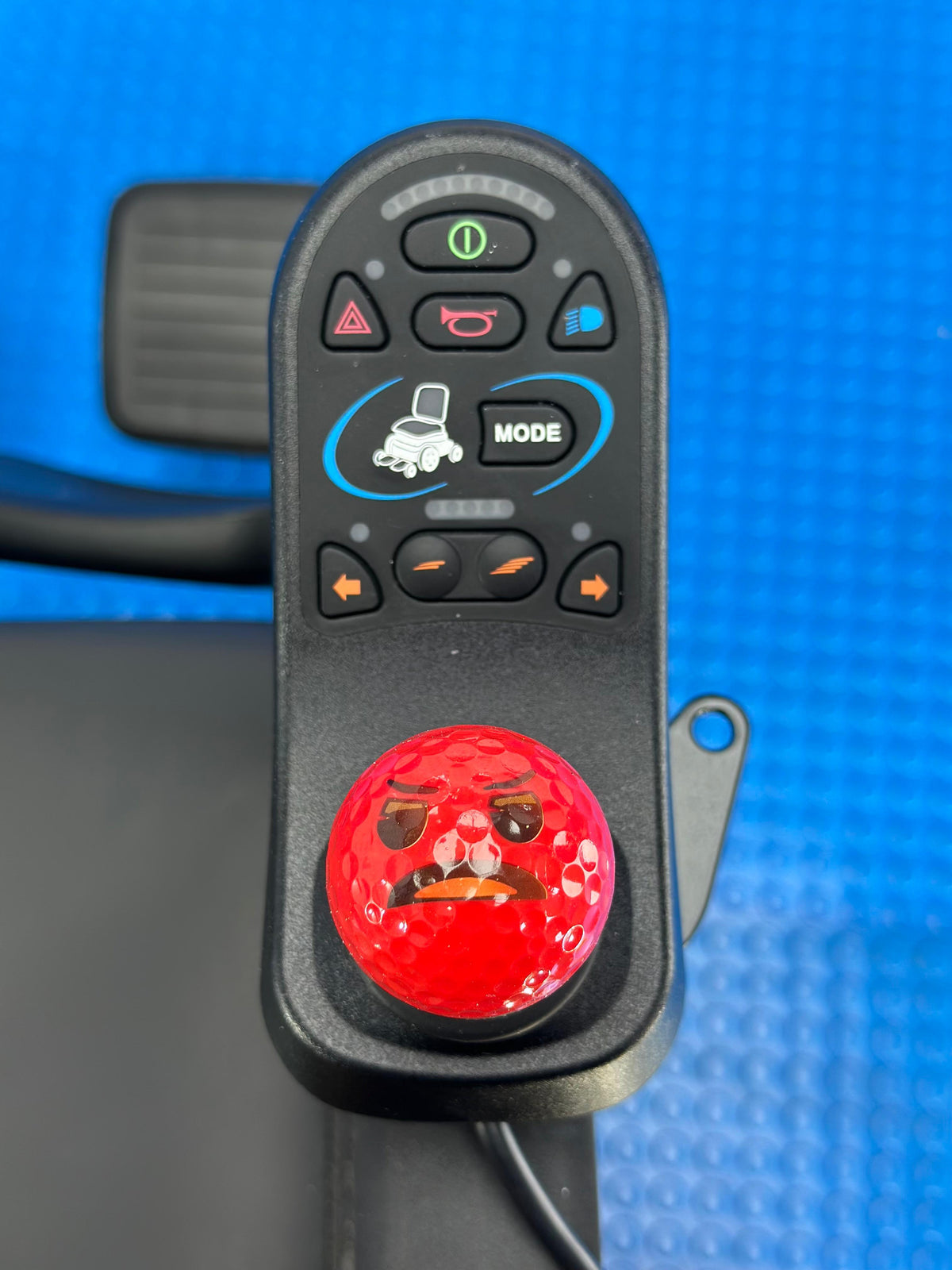 Golf Ball - Joystick Attachment - Angry