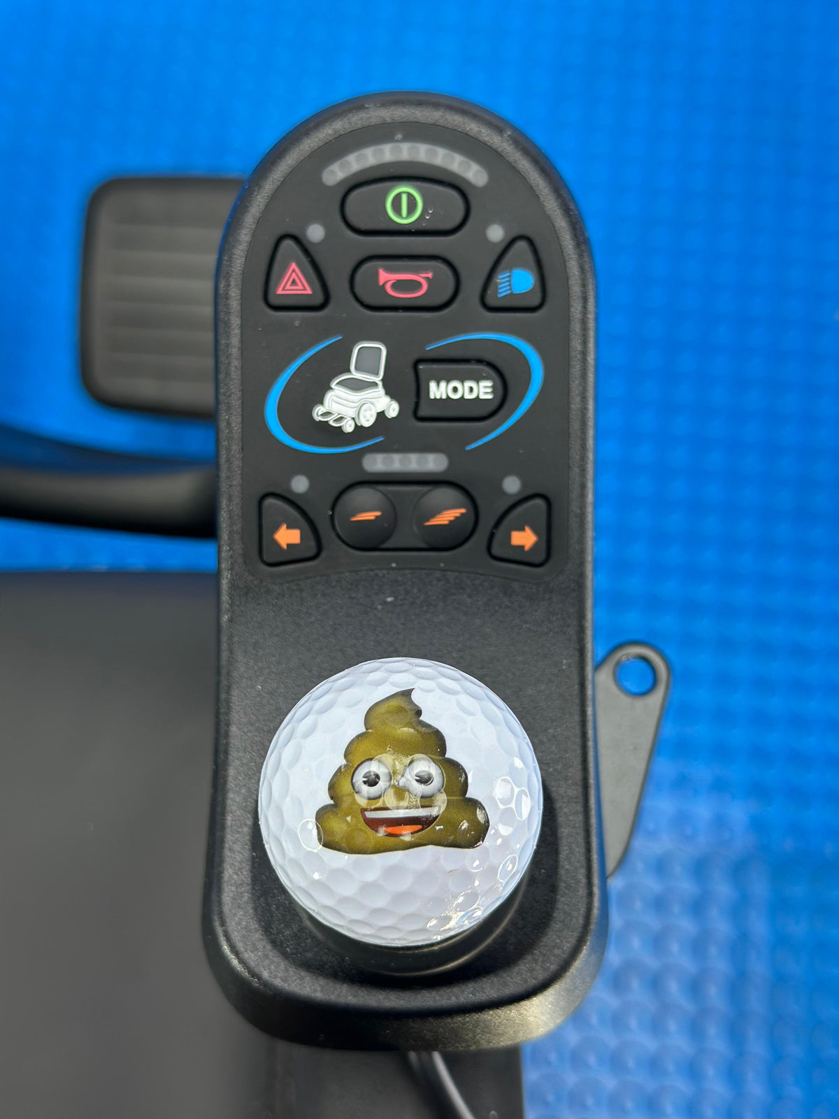 Golf Ball - Joystick Attachment - Smiling Pile 💩