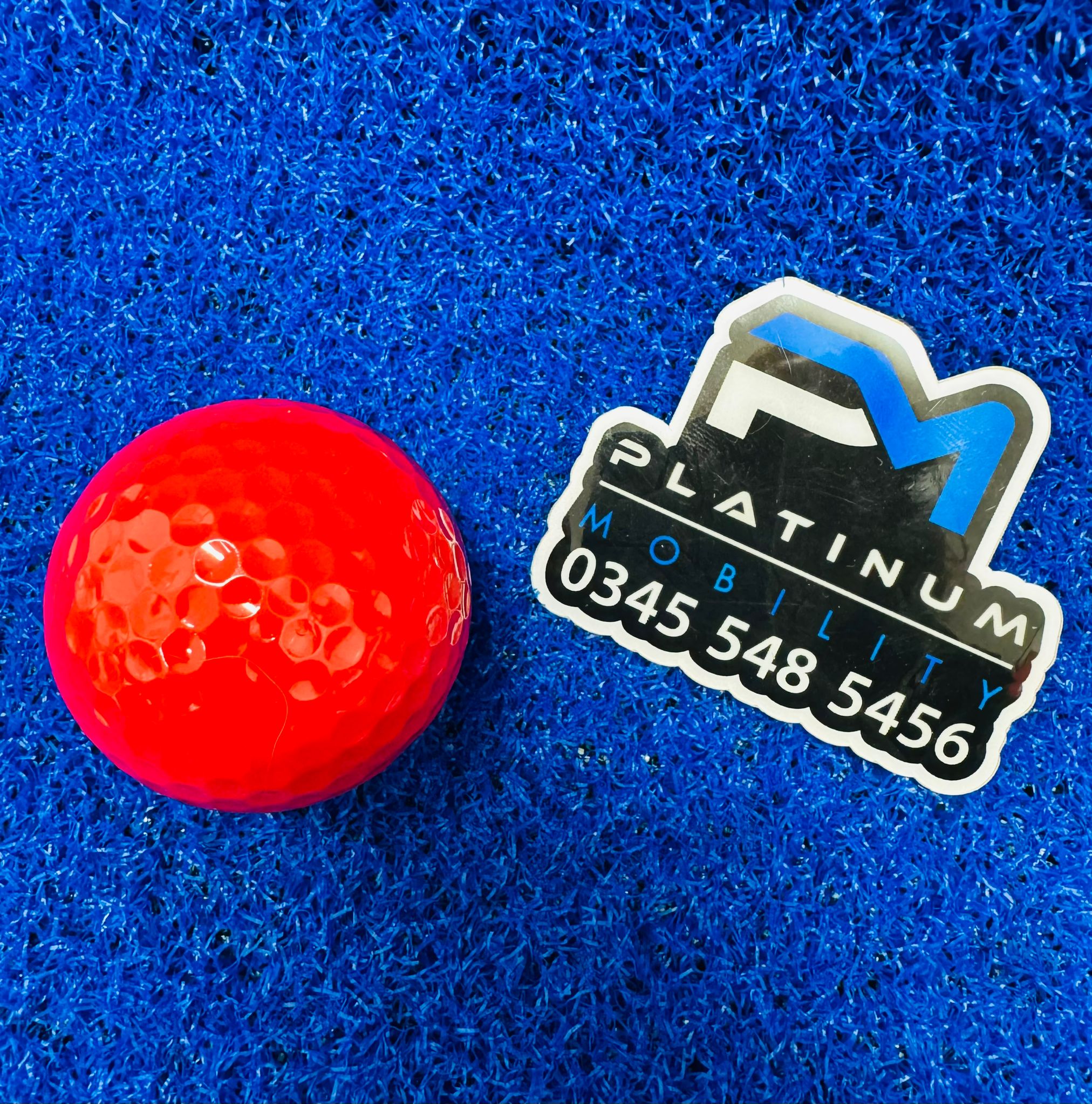 Golf Ball - Joystick Attachment - Red