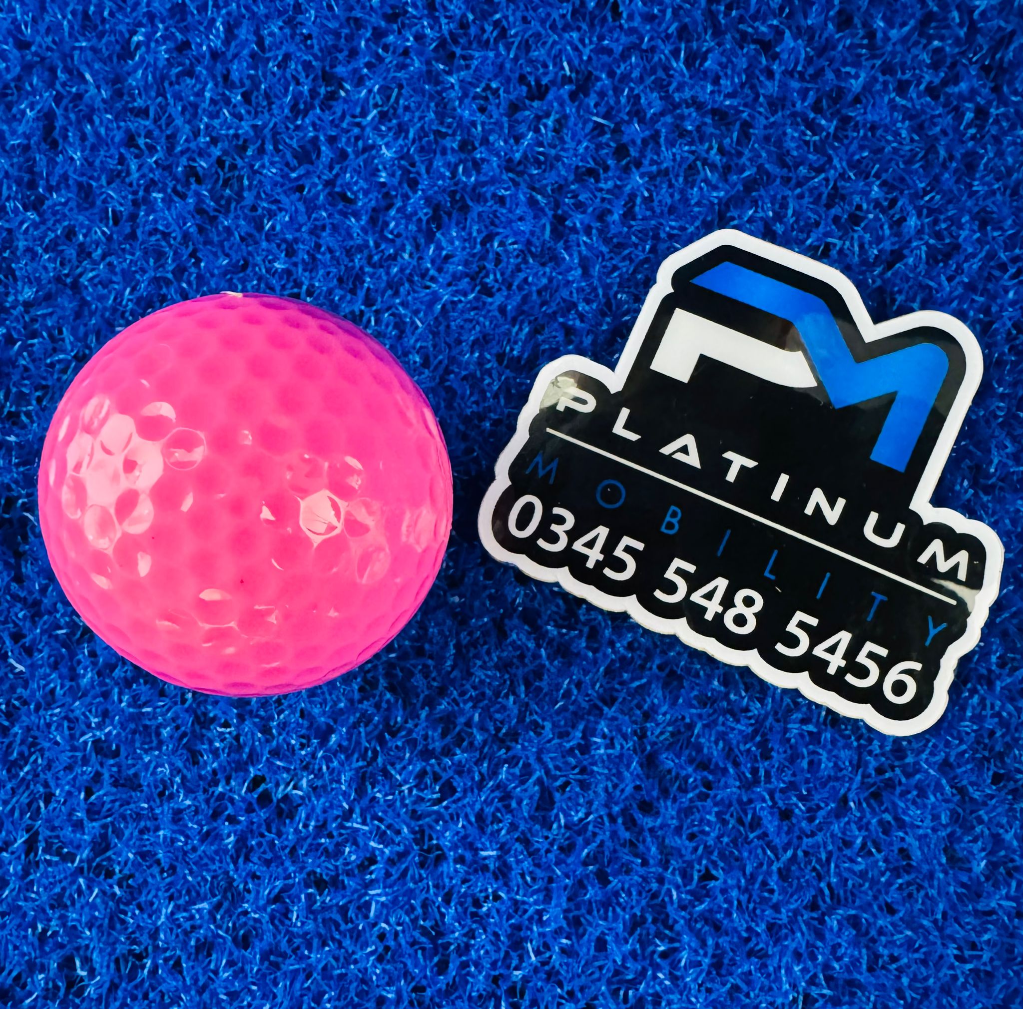 Golf Ball - Joystick Attachment - Pink