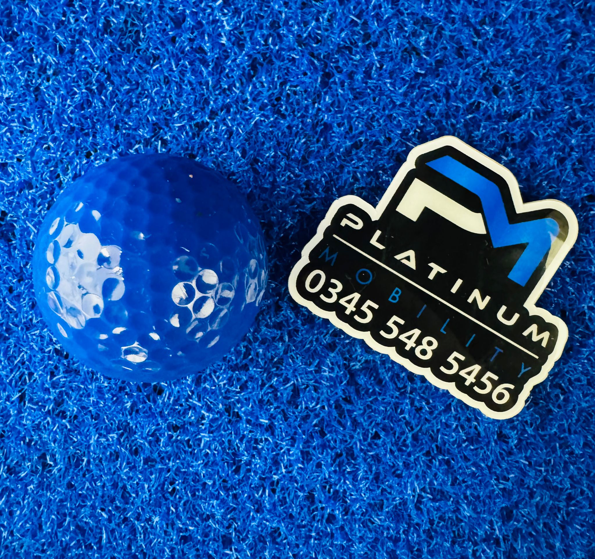Golf Ball - Joystick Attachment - Blue