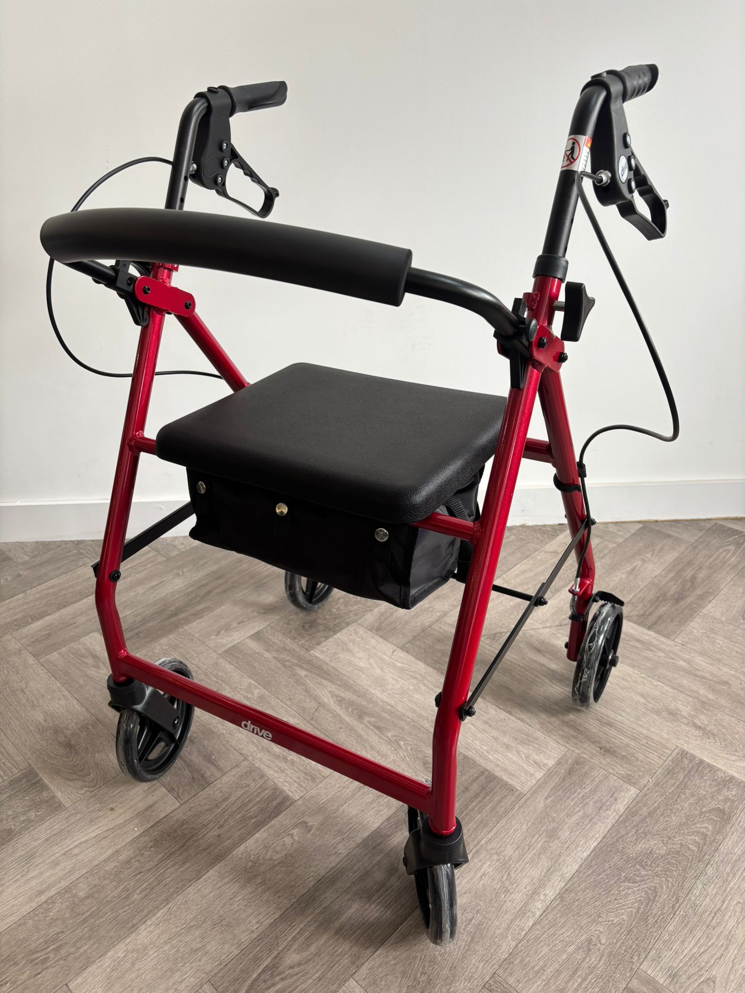 Drive Light Weight Aluminium Rollator - Red