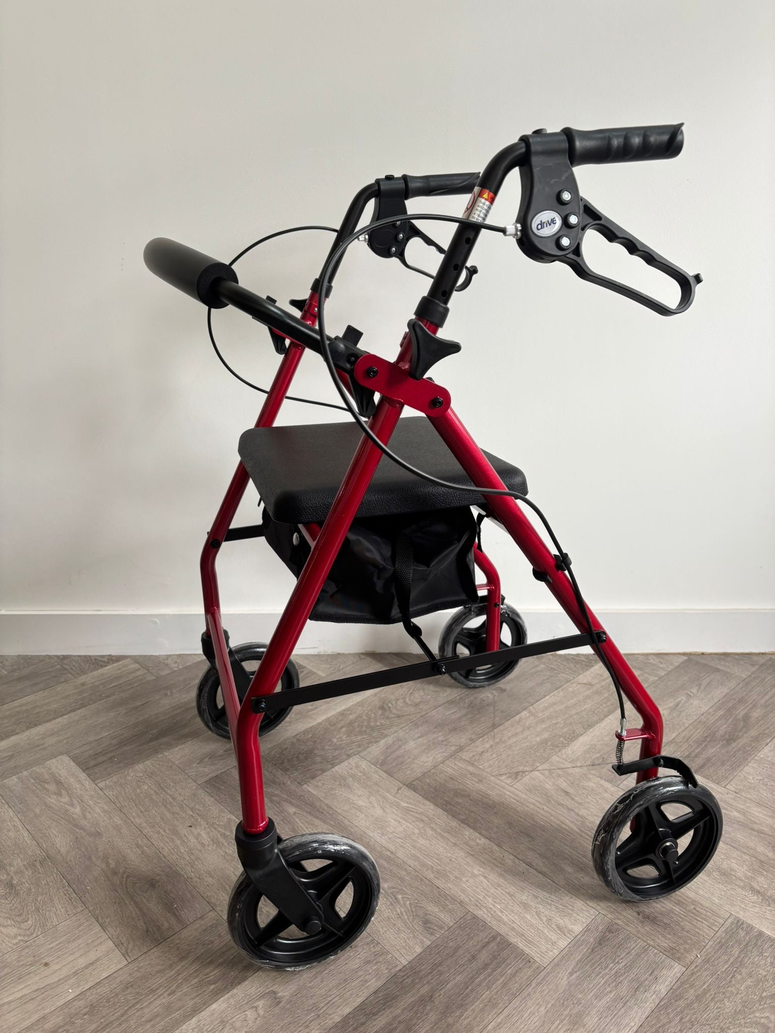 Drive Light Weight Aluminium Rollator - Red