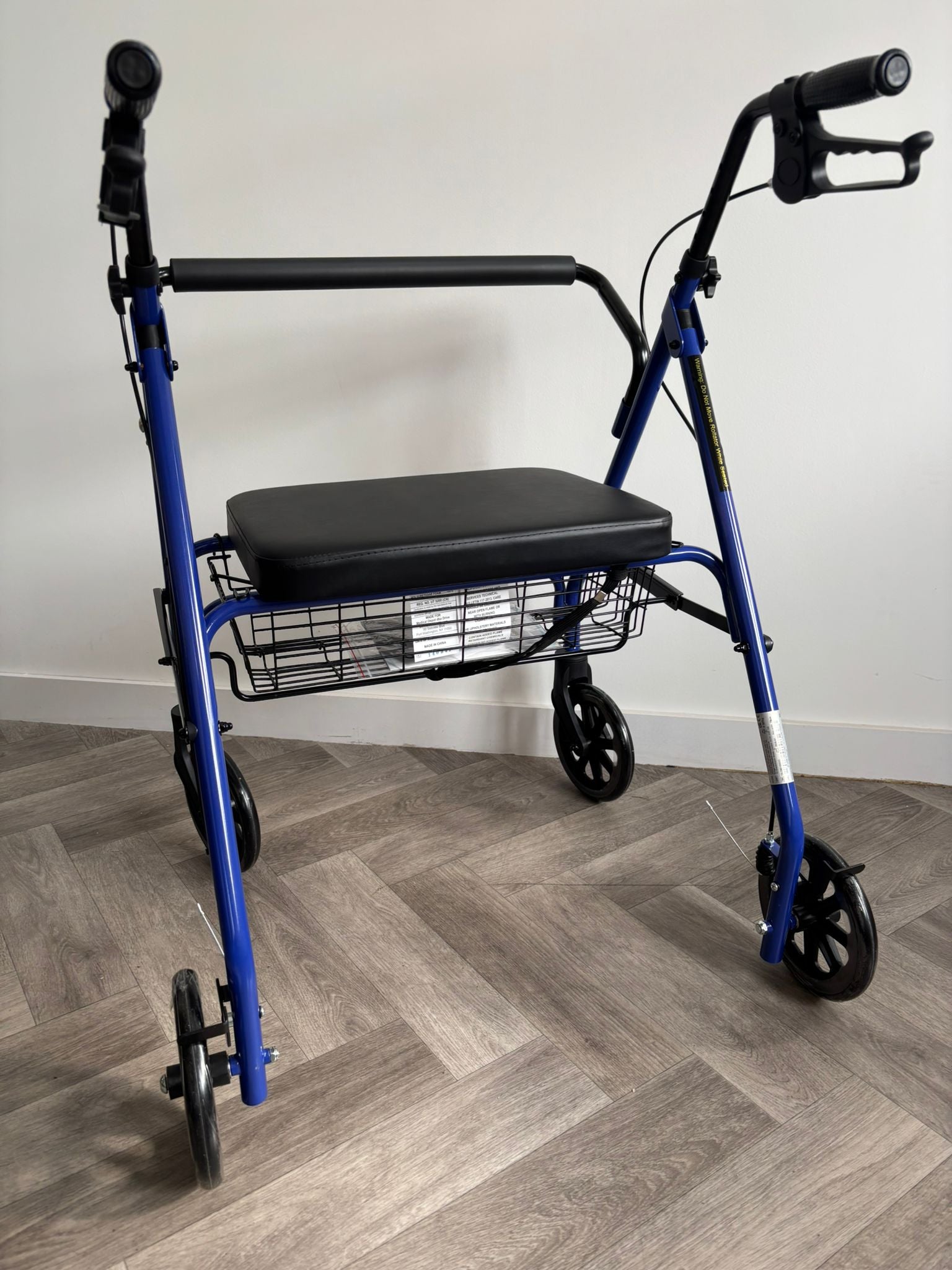 Rollator HD 30" - Blue