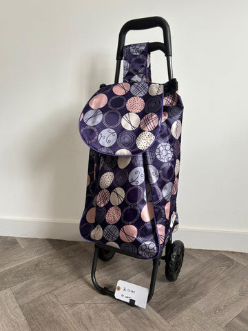 Lightweight Shopping Trolley - Purple Baubles