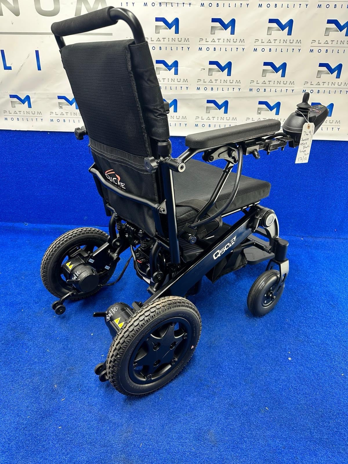 2022 QUICKIE SUNRISE Q50R FOLDING 4 MPH FOLDING ELECTRIC WHEELCHAIR POWERCHAIR