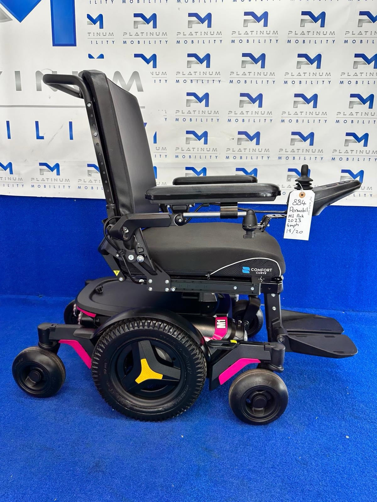 2023 PERMOBIL M1 MWD 5 MPH ELECTRIC WHEELCHAIR POWERCHAIR MOBILITY SCOOTER Q500