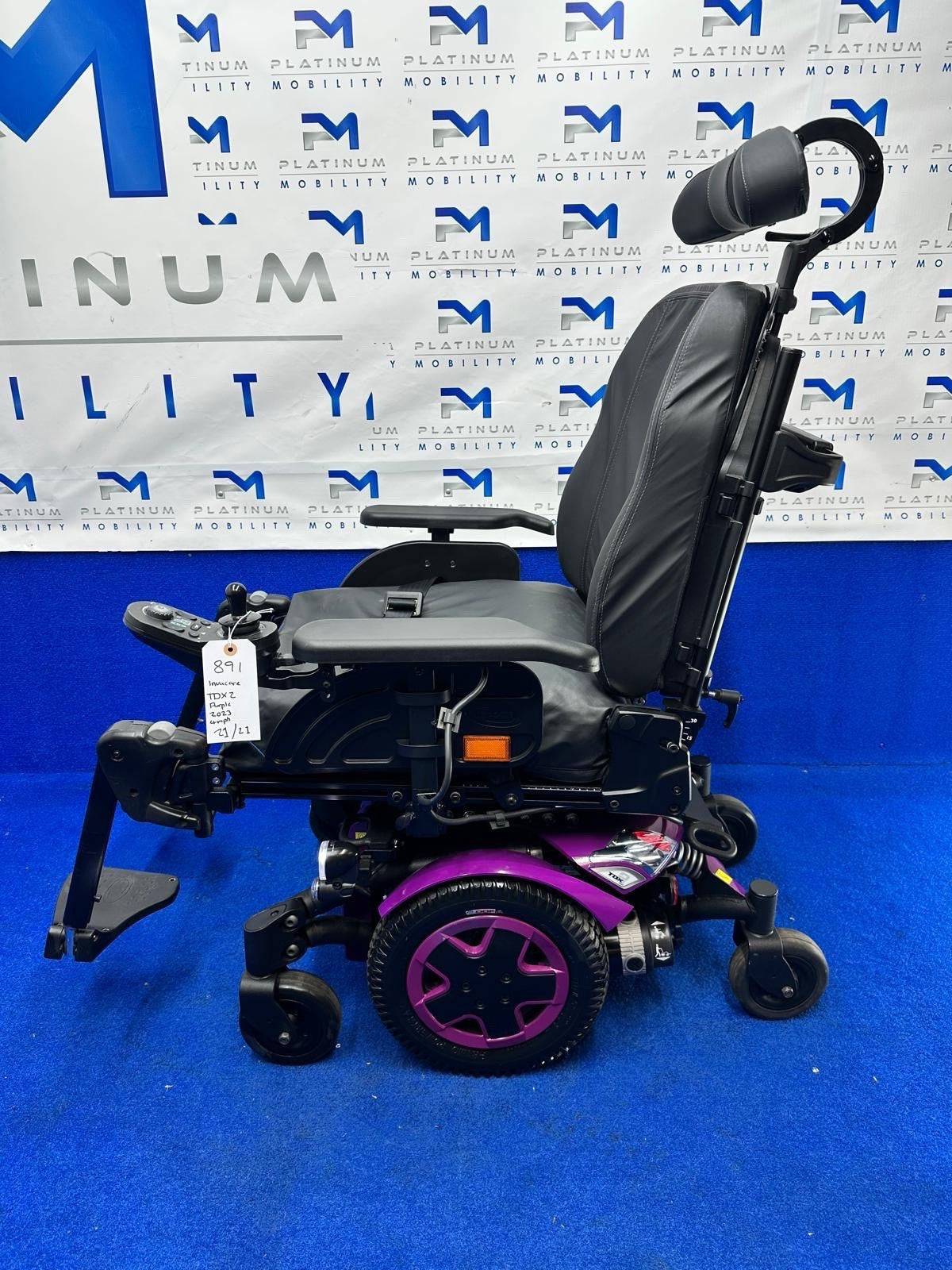 2023 INVACARE TDX SP2 4 MPH TILT ELECTRIC WHEELCHAIR POWERCHAIR MOBILITY 891