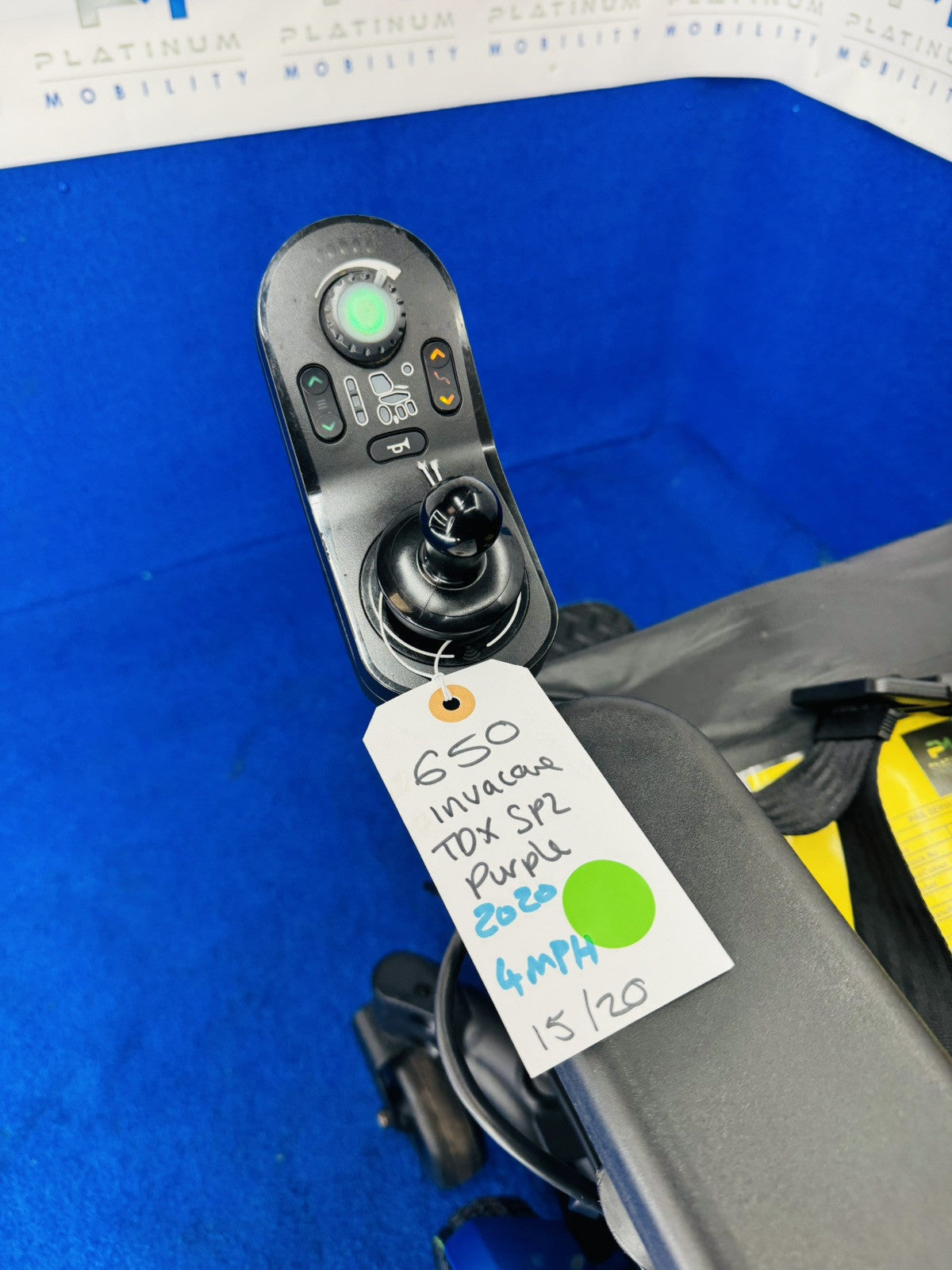 INVACARE TDX SP2 4 MPH MWD RISER TILT ELECTRIC WHEELCHAIR POWERCHAIR MOBILITY