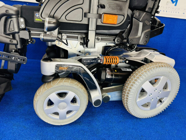 INVACARE STORM 4 X-PLORE 8MPH ALL TERRAIN ELECTRIC MOBILITY WHEELCHAIR SUNRISE - Image 9