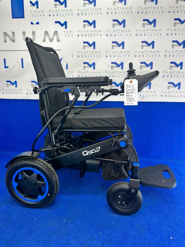 2022 QUICKIE SUNRISE Q50R FOLDING 4 MPH FOLDING ELECTRIC WHEELCHAIR POWERCHAIR - Image 6